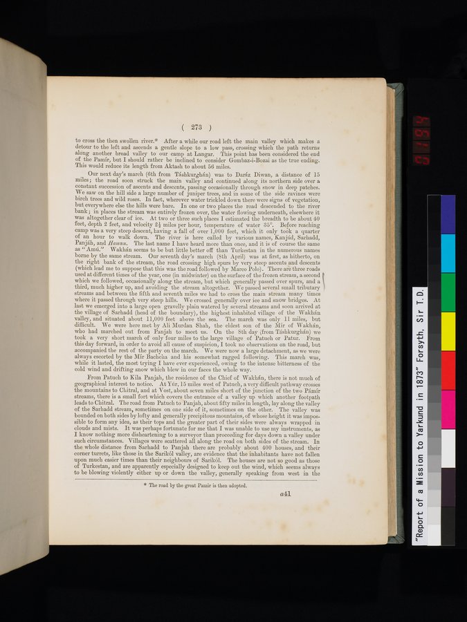 Report of a Mission to Yarkund in 1873 : vol.1 / Page 393 (Color Image)