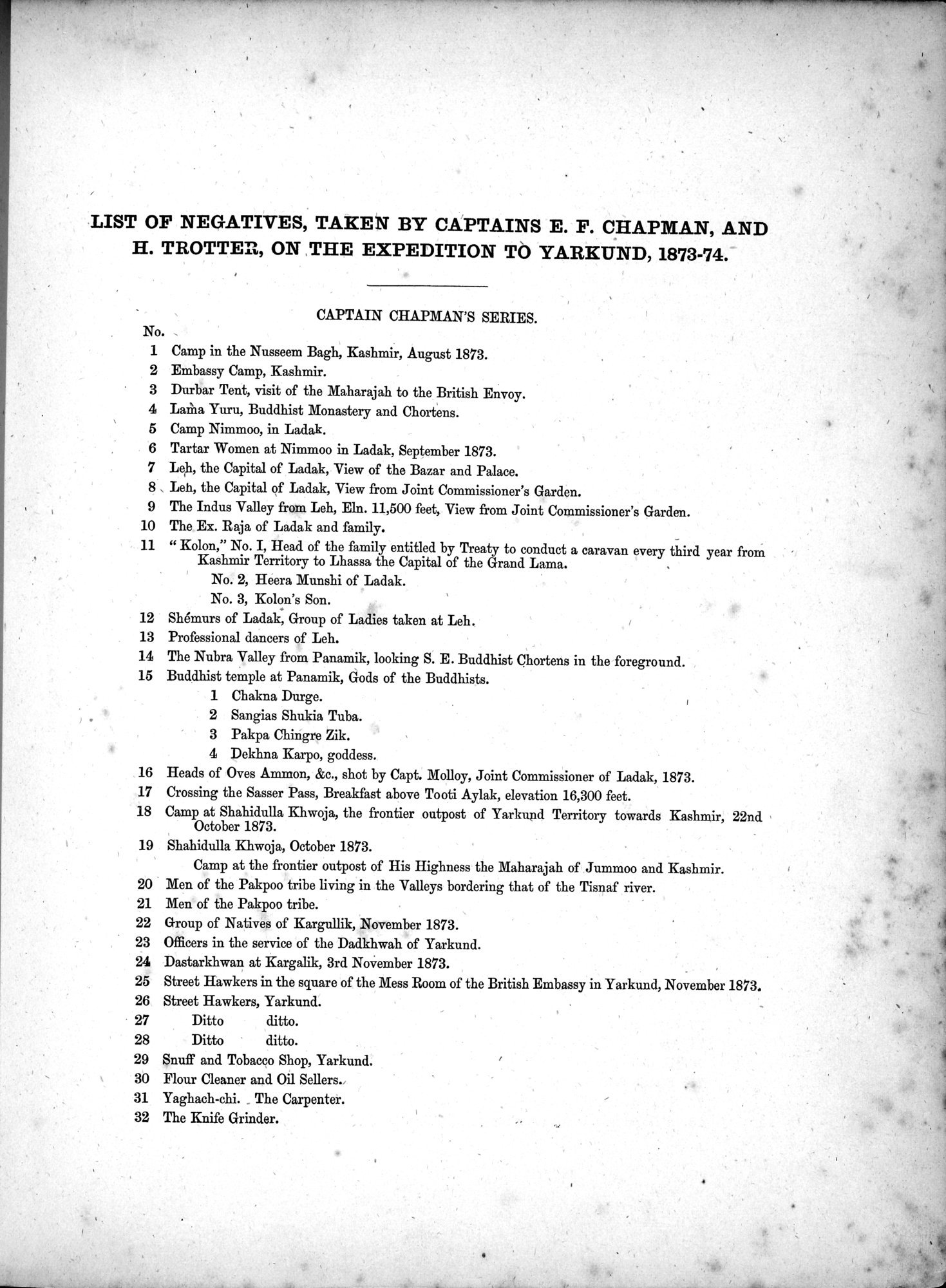 Report of a Mission to Yarkund in 1873 : vol.1 / Page 15 (Grayscale High Resolution Image)