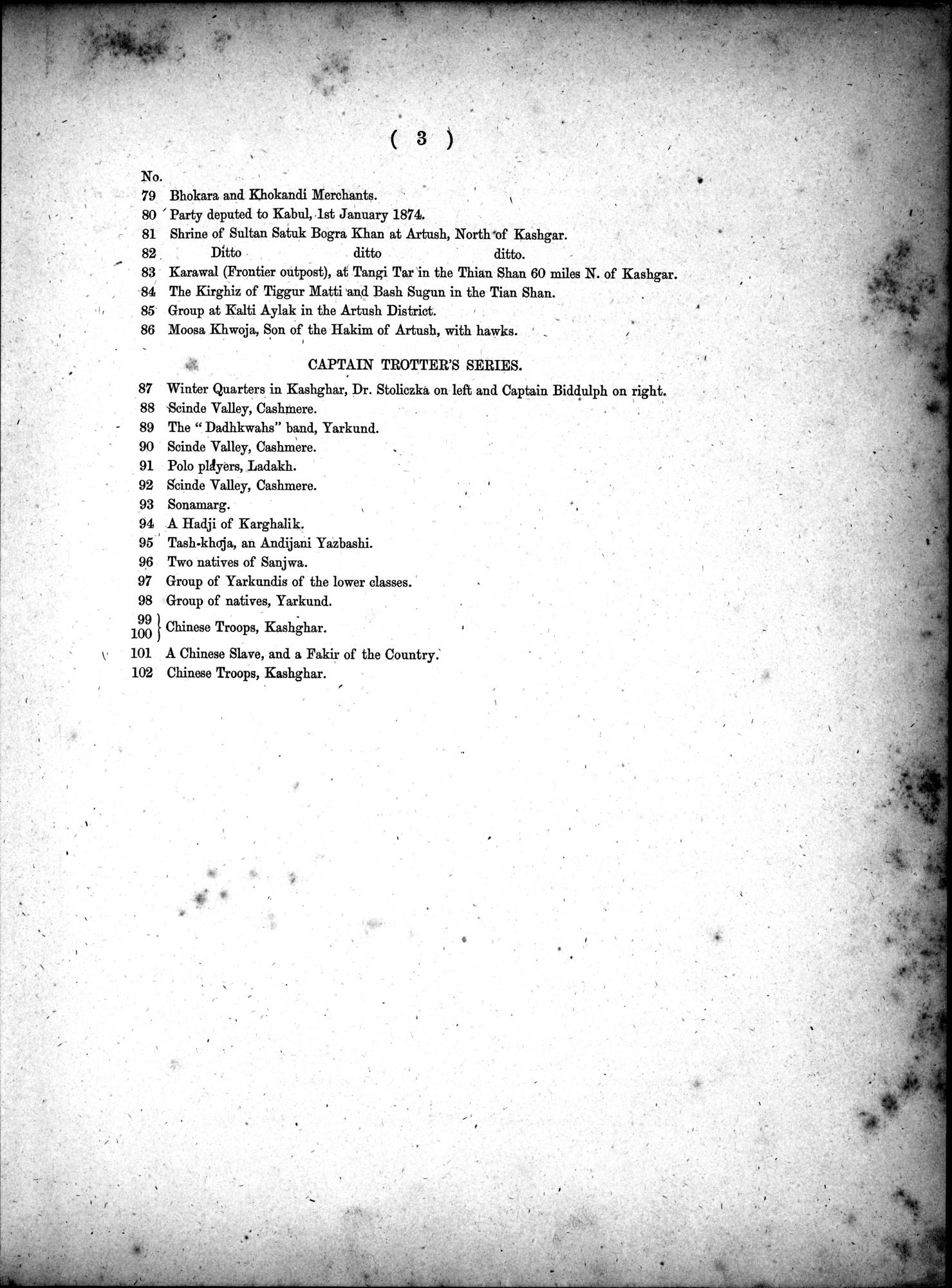 Report of a Mission to Yarkund in 1873 : vol.1 / Page 17 (Grayscale High Resolution Image)