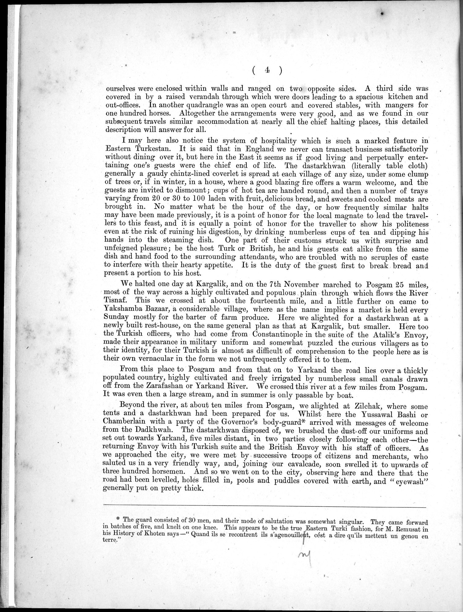 Report of a Mission to Yarkund in 1873 : vol.1 / Page 24 (Grayscale High Resolution Image)