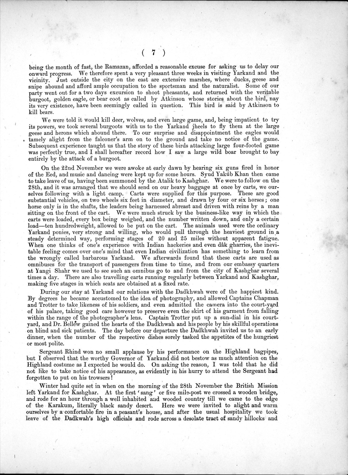 Report of a Mission to Yarkund in 1873 : vol.1 / Page 29 (Grayscale High Resolution Image)