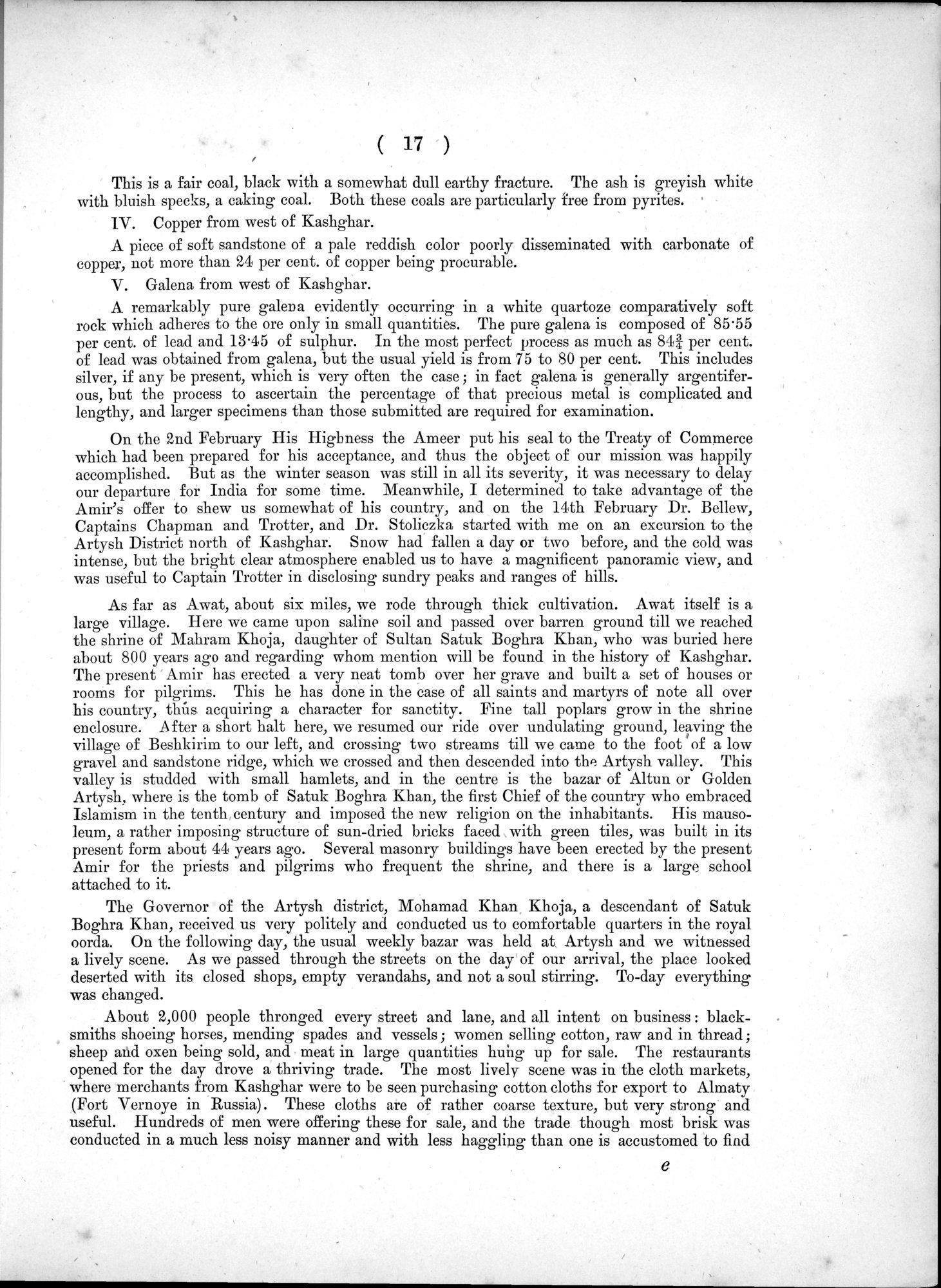 Report of a Mission to Yarkund in 1873 : vol.1 / Page 43 (Grayscale High Resolution Image)