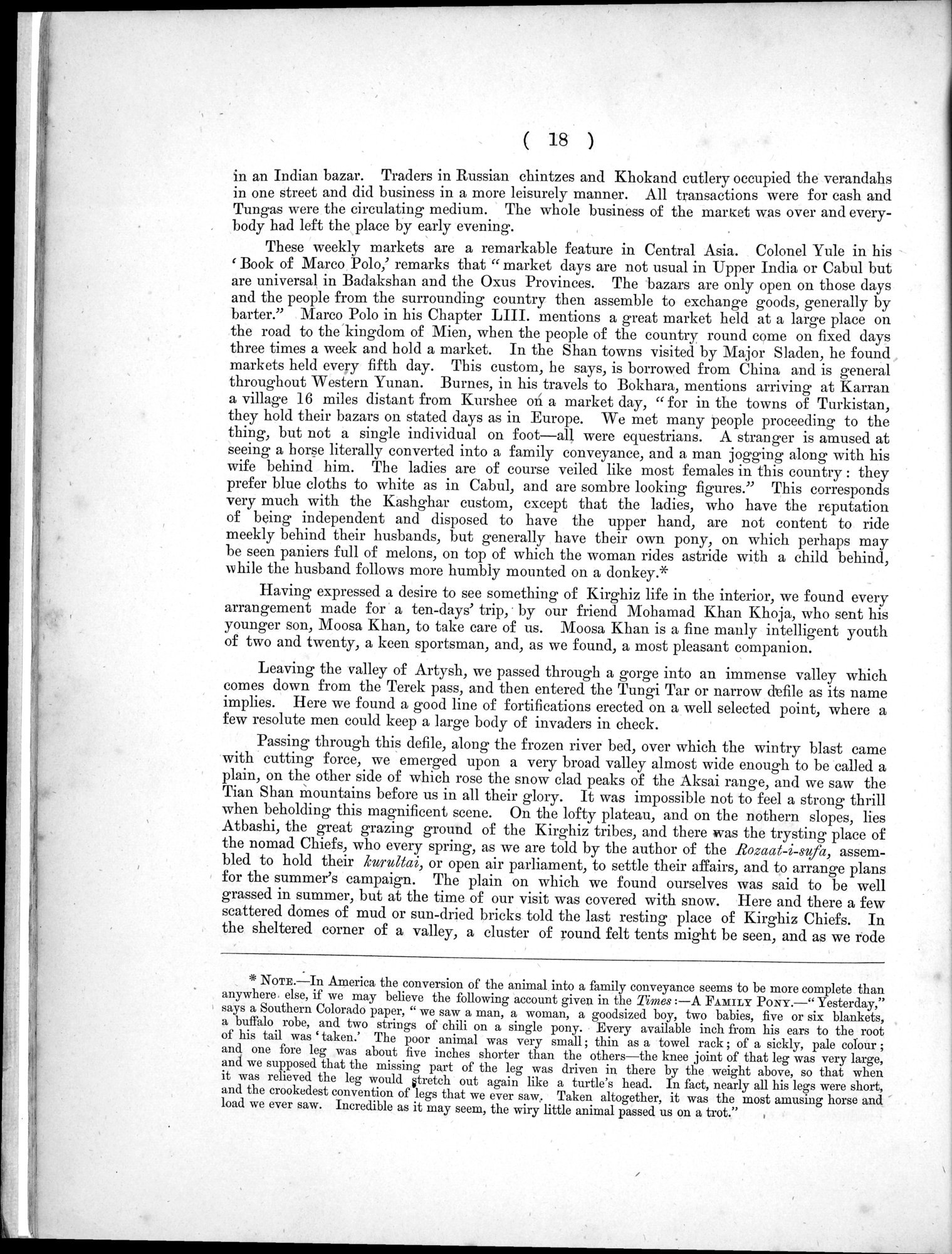 Report of a Mission to Yarkund in 1873 : vol.1 / Page 44 (Grayscale High Resolution Image)