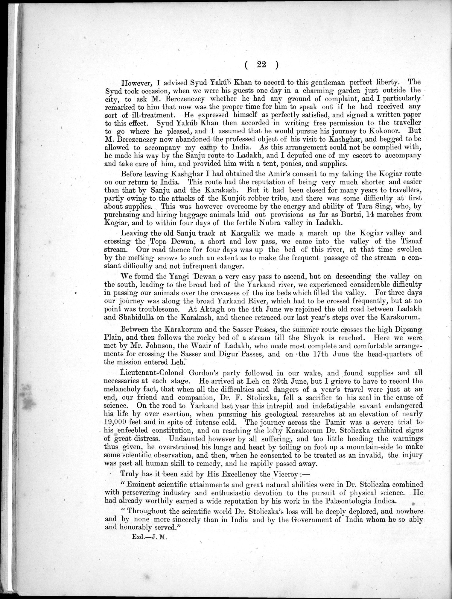 Report of a Mission to Yarkund in 1873 : vol.1 / Page 50 (Grayscale High Resolution Image)