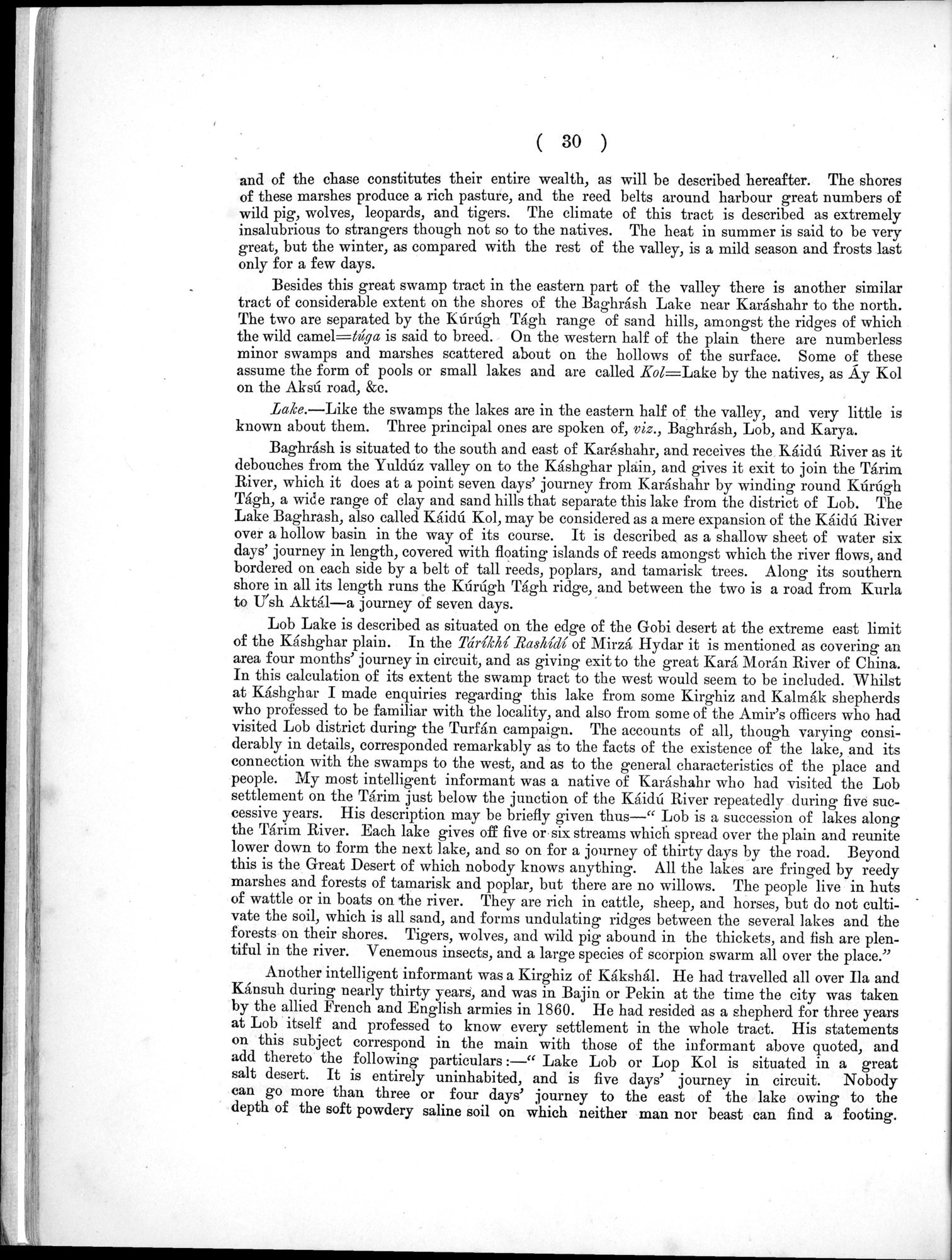 Report of a Mission to Yarkund in 1873 : vol.1 / Page 62 (Grayscale High Resolution Image)