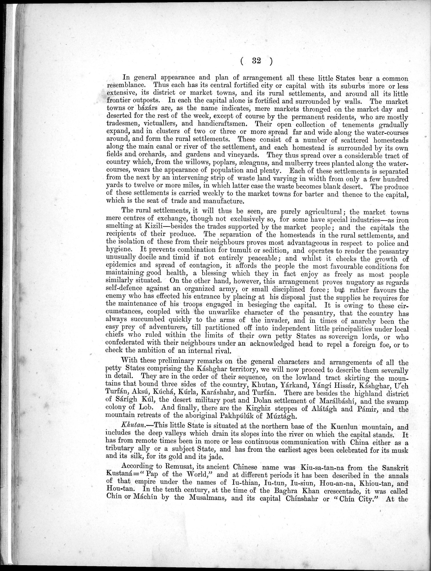 Report of a Mission to Yarkund in 1873 : vol.1 / Page 64 (Grayscale High Resolution Image)