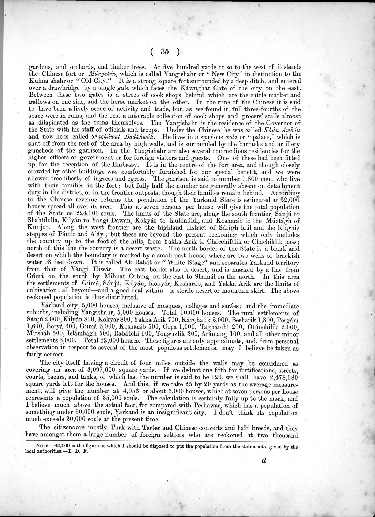 Report of a Mission to Yarkund in 1873 : vol.1 / Page 69 (Grayscale High Resolution Image)