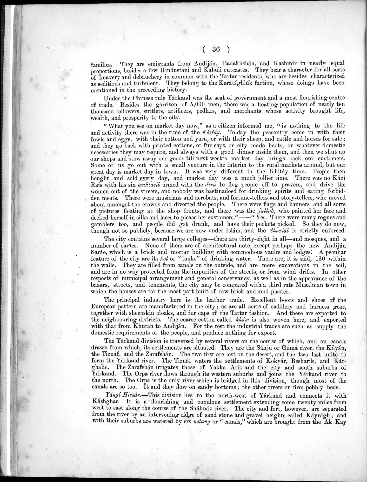 Report of a Mission to Yarkund in 1873 : vol.1 / Page 70 (Grayscale High Resolution Image)
