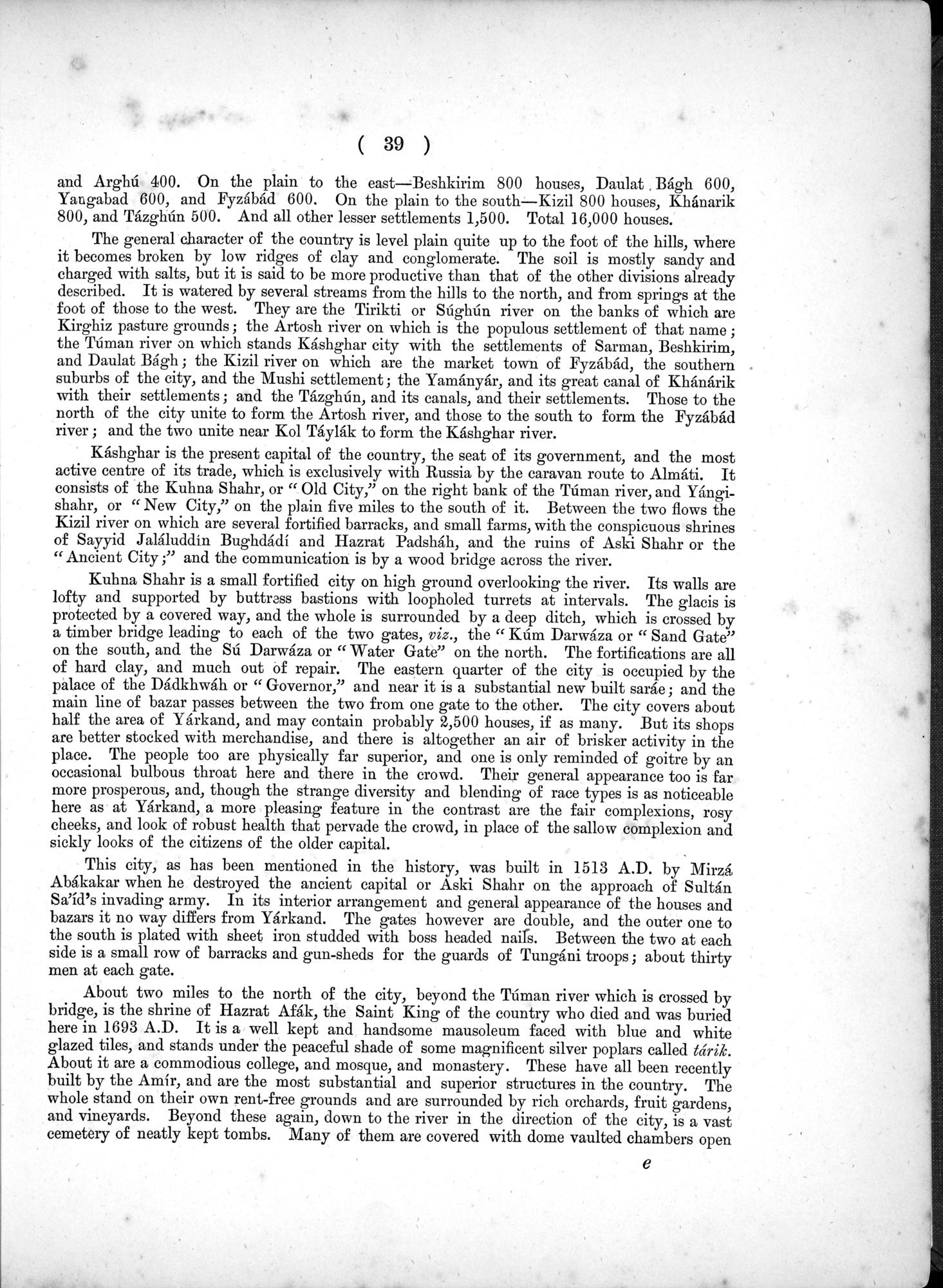 Report of a Mission to Yarkund in 1873 : vol.1 / Page 75 (Grayscale High Resolution Image)