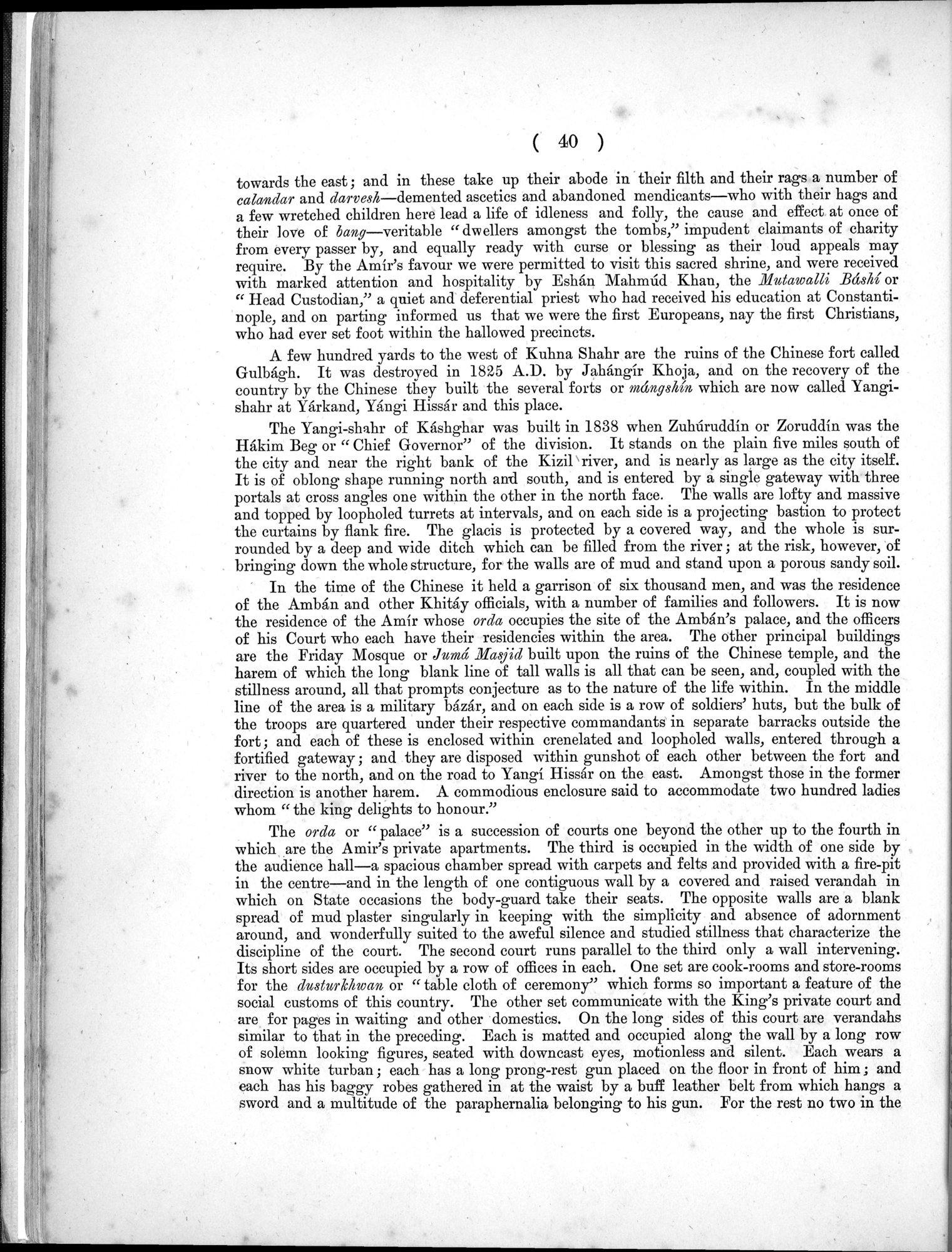 Report of a Mission to Yarkund in 1873 : vol.1 / Page 76 (Grayscale High Resolution Image)