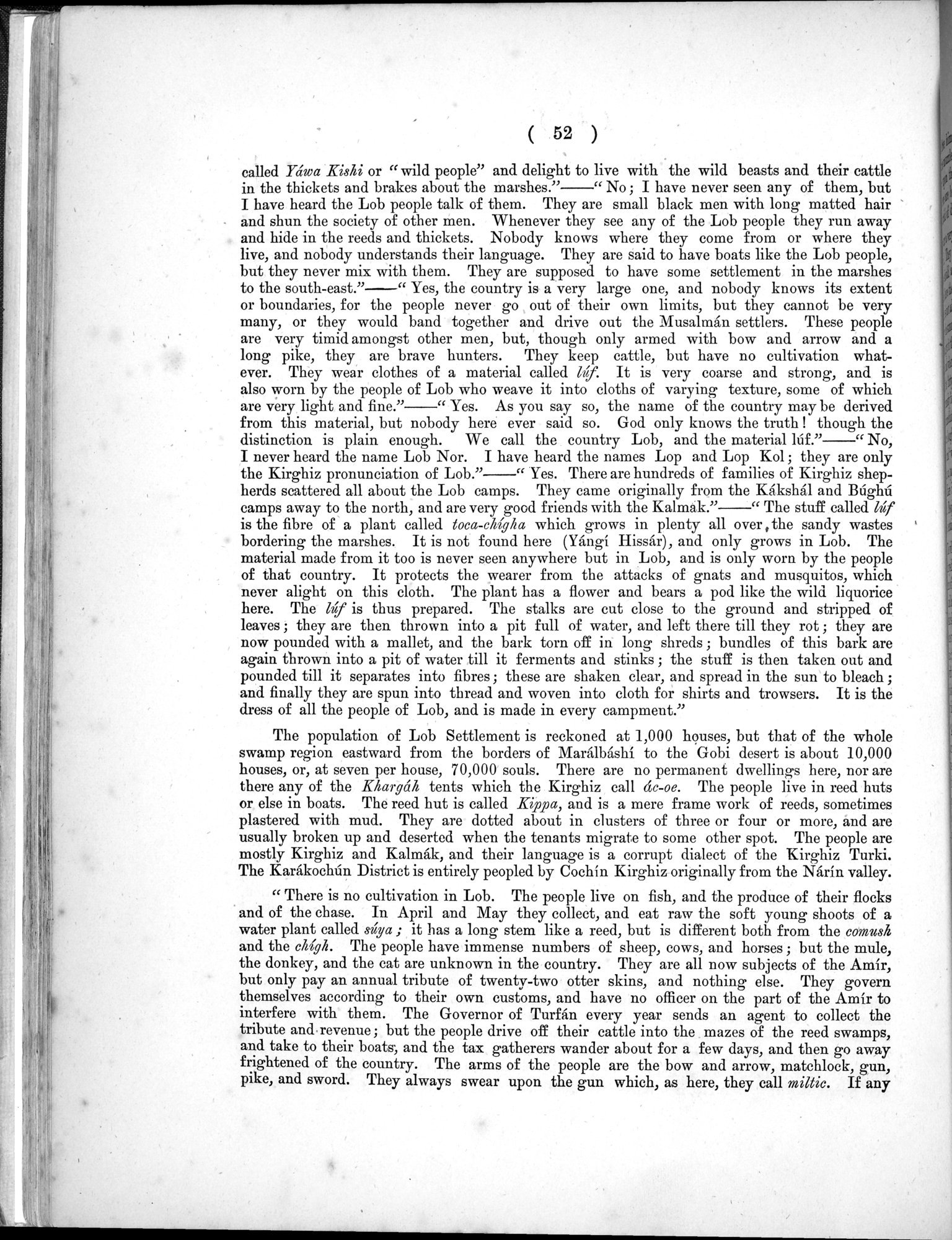 Report of a Mission to Yarkund in 1873 : vol.1 / Page 92 (Grayscale High Resolution Image)