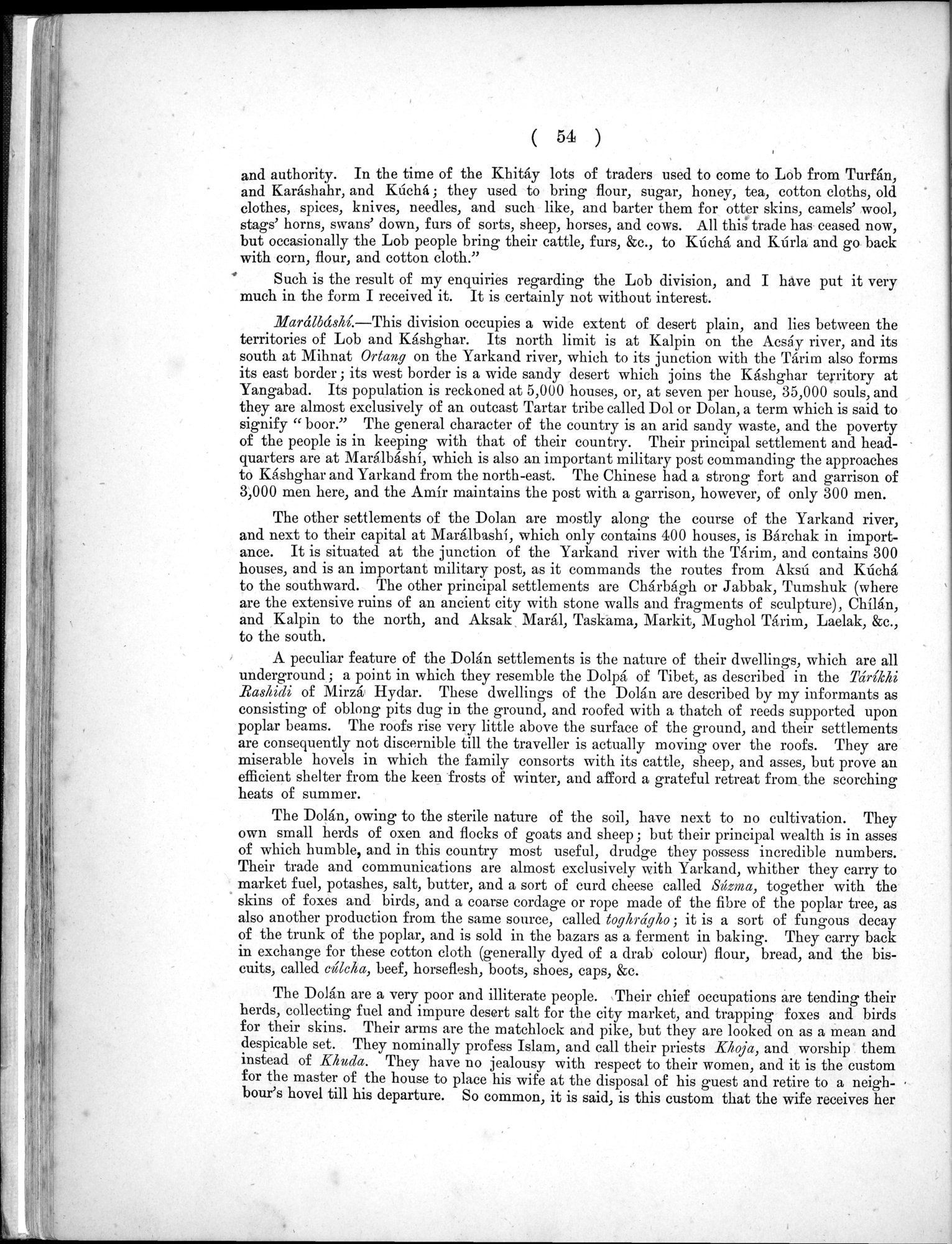 Report of a Mission to Yarkund in 1873 : vol.1 / Page 94 (Grayscale High Resolution Image)