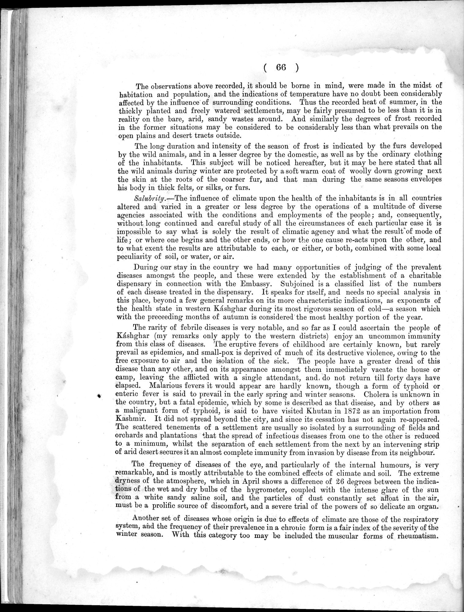Report of a Mission to Yarkund in 1873 : vol.1 / Page 110 (Grayscale High Resolution Image)