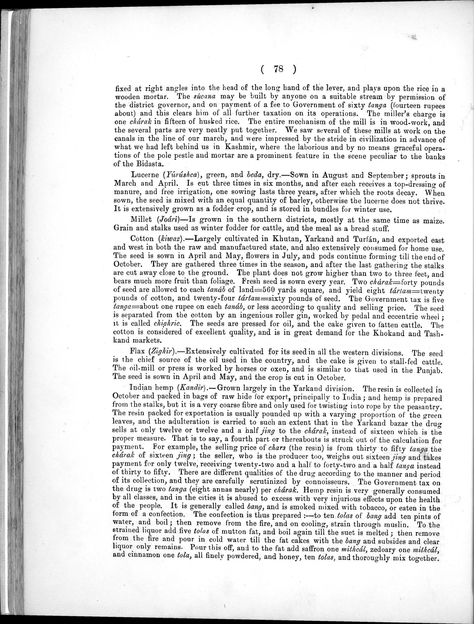 Report of a Mission to Yarkund in 1873 : vol.1 / Page 126 (Grayscale High Resolution Image)