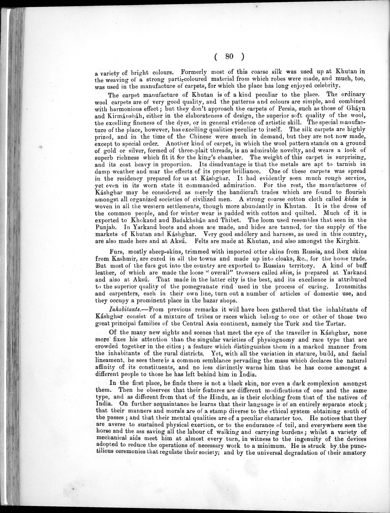 Report of a Mission to Yarkund in 1873 : vol.1 / Page 128 (Grayscale High Resolution Image)