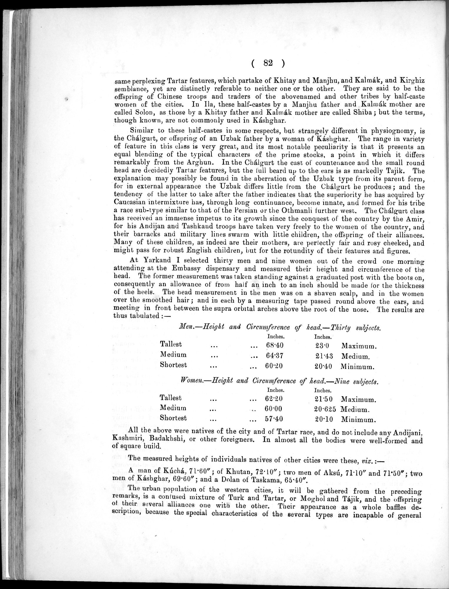 Report of a Mission to Yarkund in 1873 : vol.1 / Page 130 (Grayscale High Resolution Image)