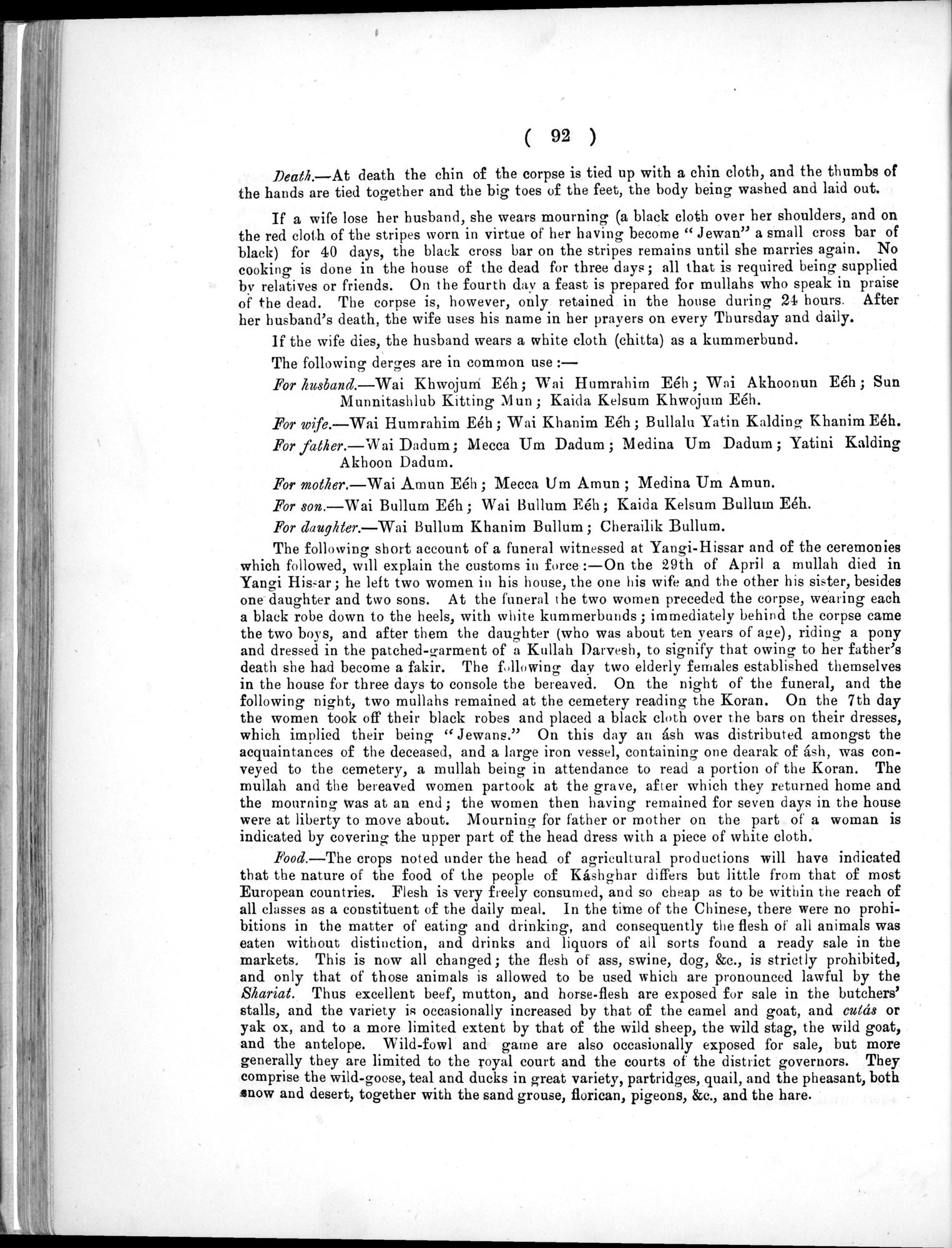 Report of a Mission to Yarkund in 1873 : vol.1 / Page 144 (Grayscale High Resolution Image)