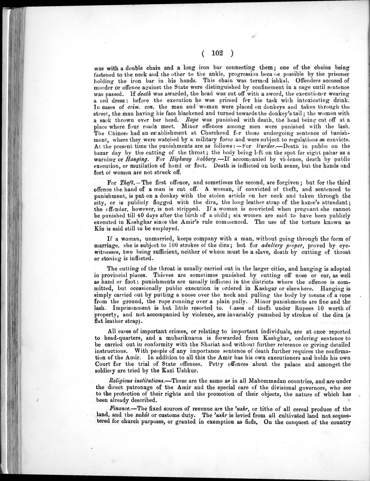 Report of a Mission to Yarkund in 1873 : vol.1 / Page 158 (Grayscale High Resolution Image)
