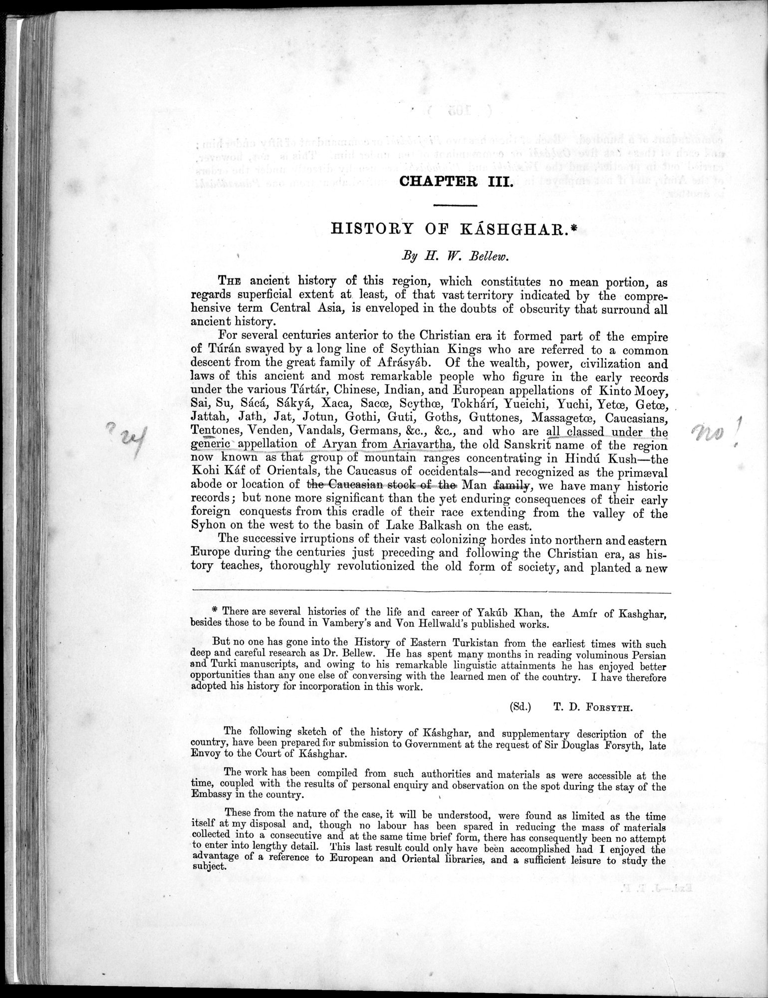 Report of a Mission to Yarkund in 1873 : vol.1 / Page 162 (Grayscale High Resolution Image)