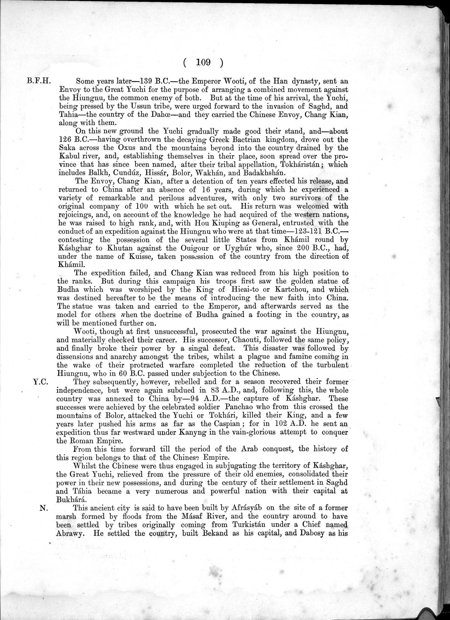 Report of a Mission to Yarkund in 1873 : vol.1 / Page 167 (Grayscale High Resolution Image)