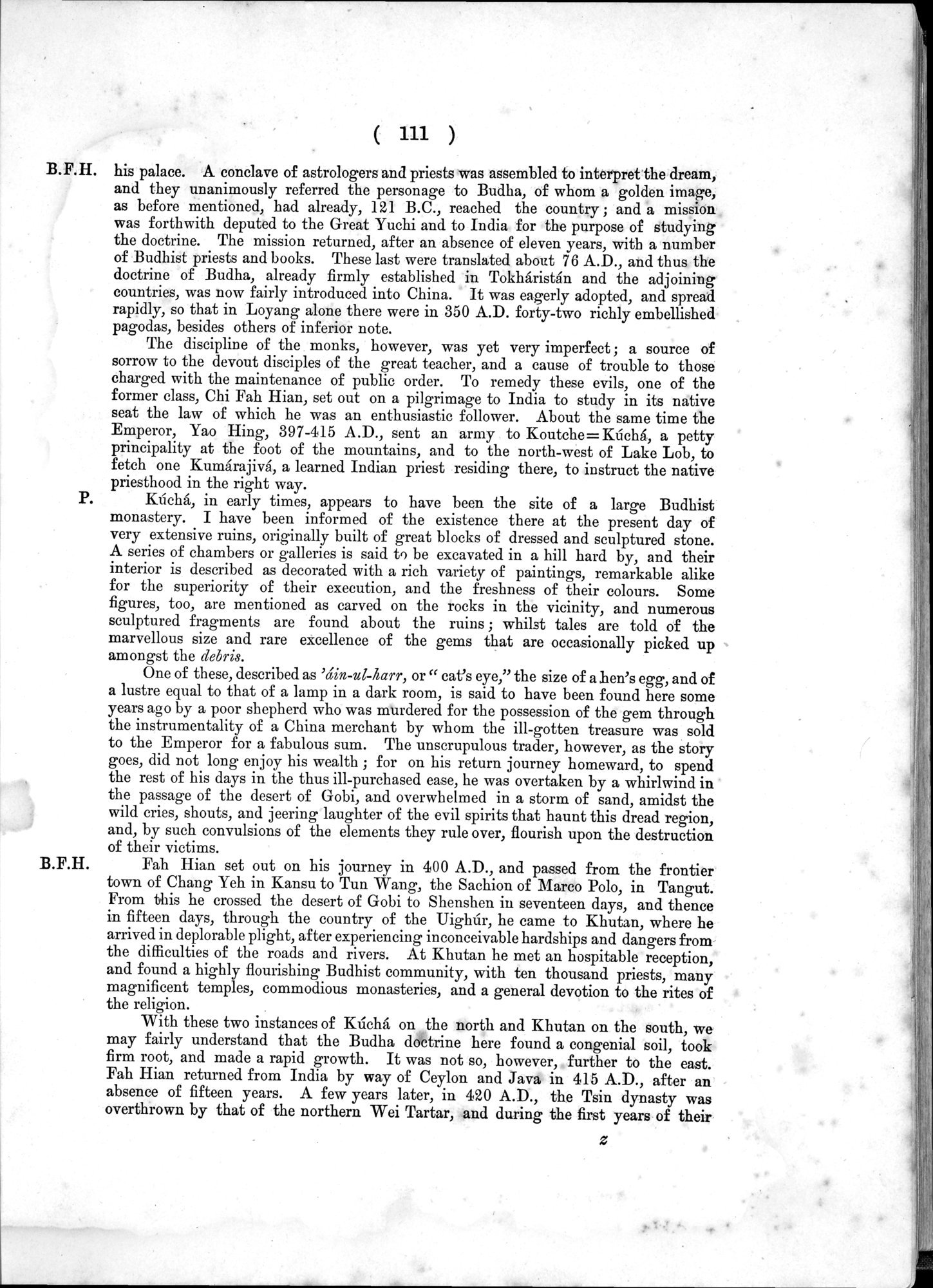 Report of a Mission to Yarkund in 1873 : vol.1 / Page 171 (Grayscale High Resolution Image)