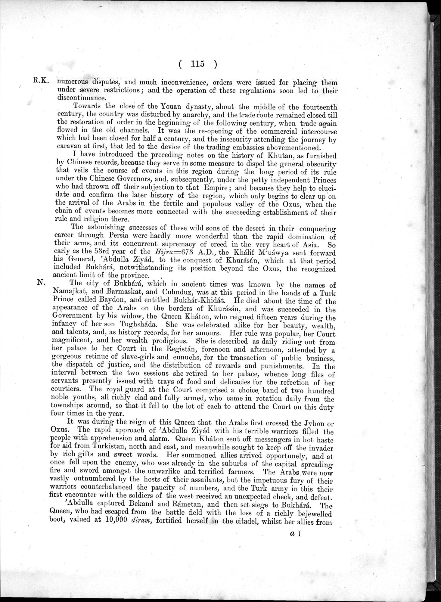 Report of a Mission to Yarkund in 1873 : vol.1 / Page 175 (Grayscale High Resolution Image)