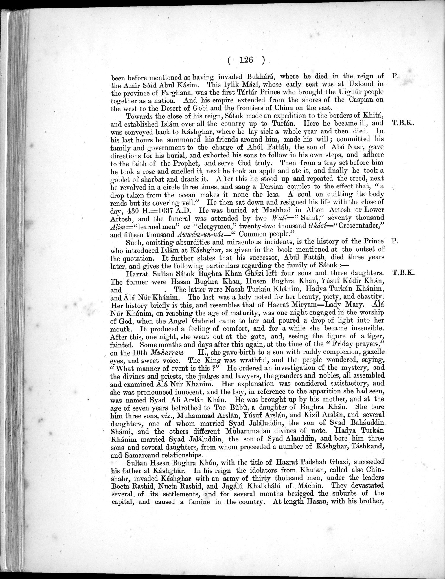 Report of a Mission to Yarkund in 1873 : vol.1 / Page 190 (Grayscale High Resolution Image)