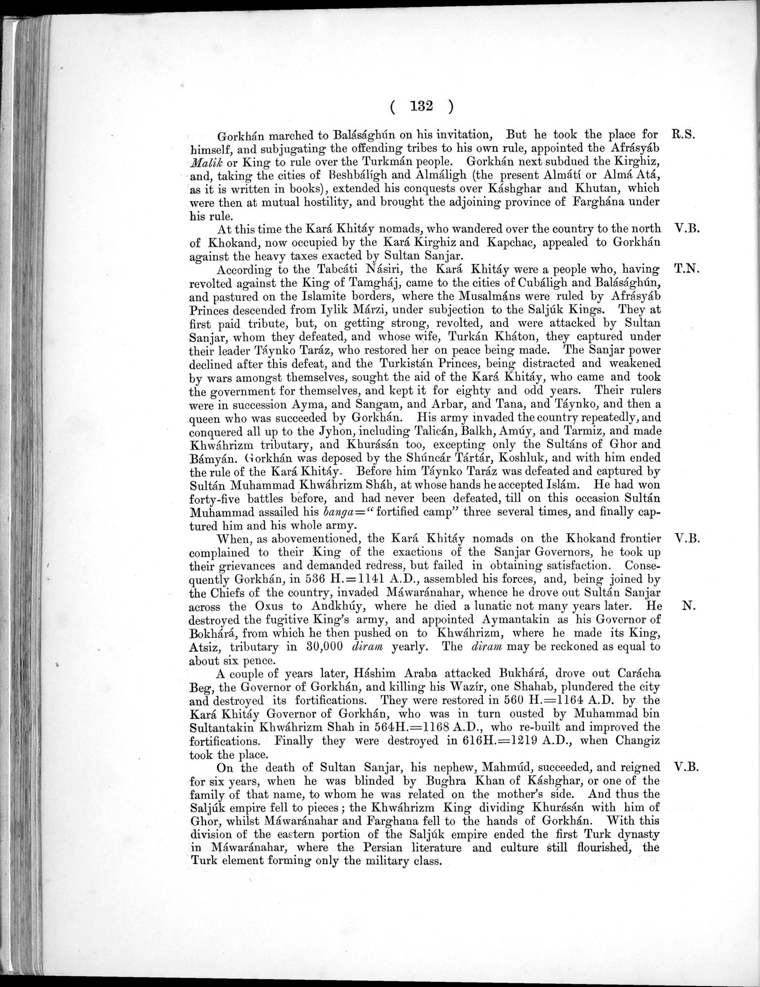 Report of a Mission to Yarkund in 1873 : vol.1 / Page 198 (Grayscale High Resolution Image)