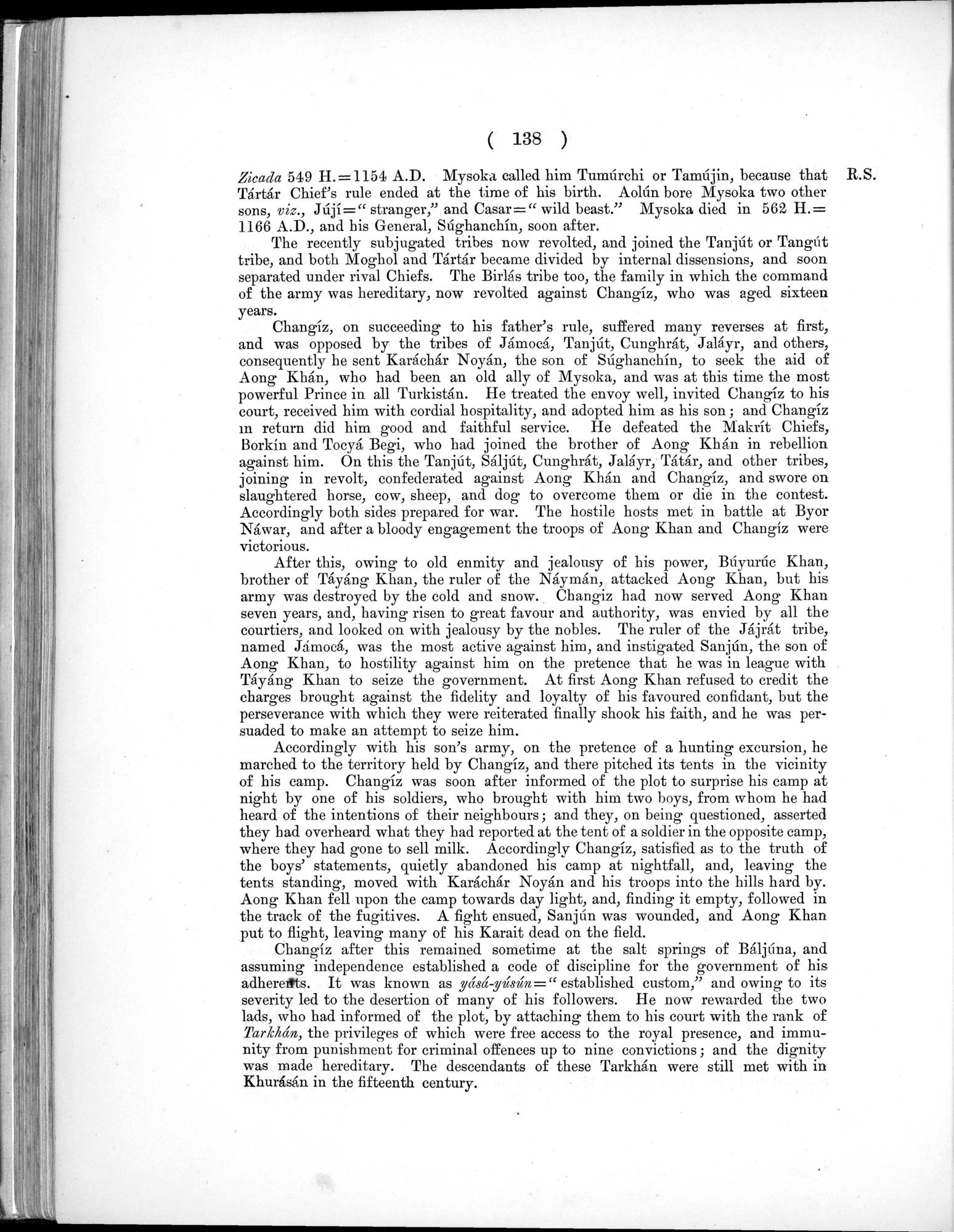 Report of a Mission to Yarkund in 1873 : vol.1 / Page 206 (Grayscale High Resolution Image)