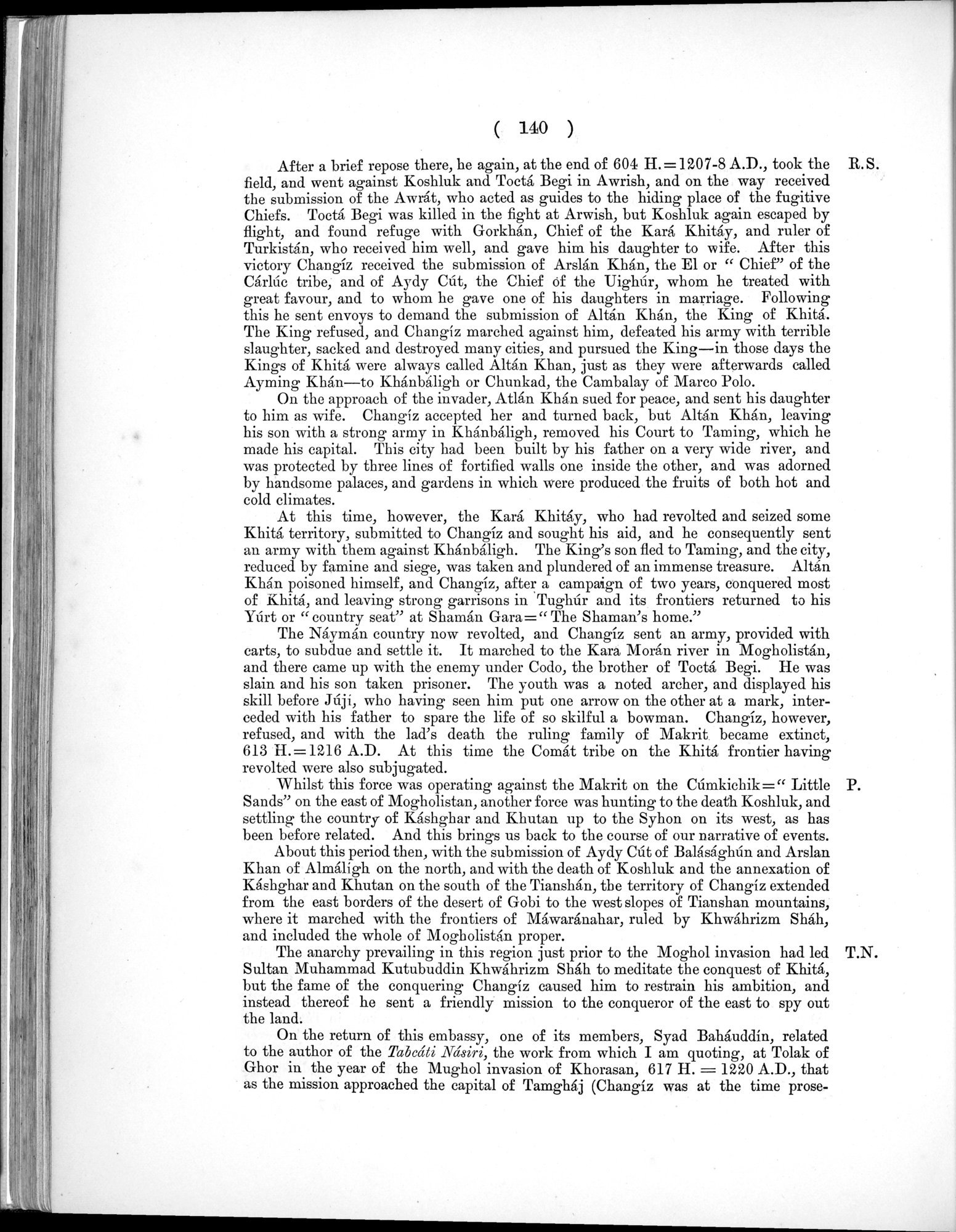 Report of a Mission to Yarkund in 1873 : vol.1 / Page 208 (Grayscale High Resolution Image)