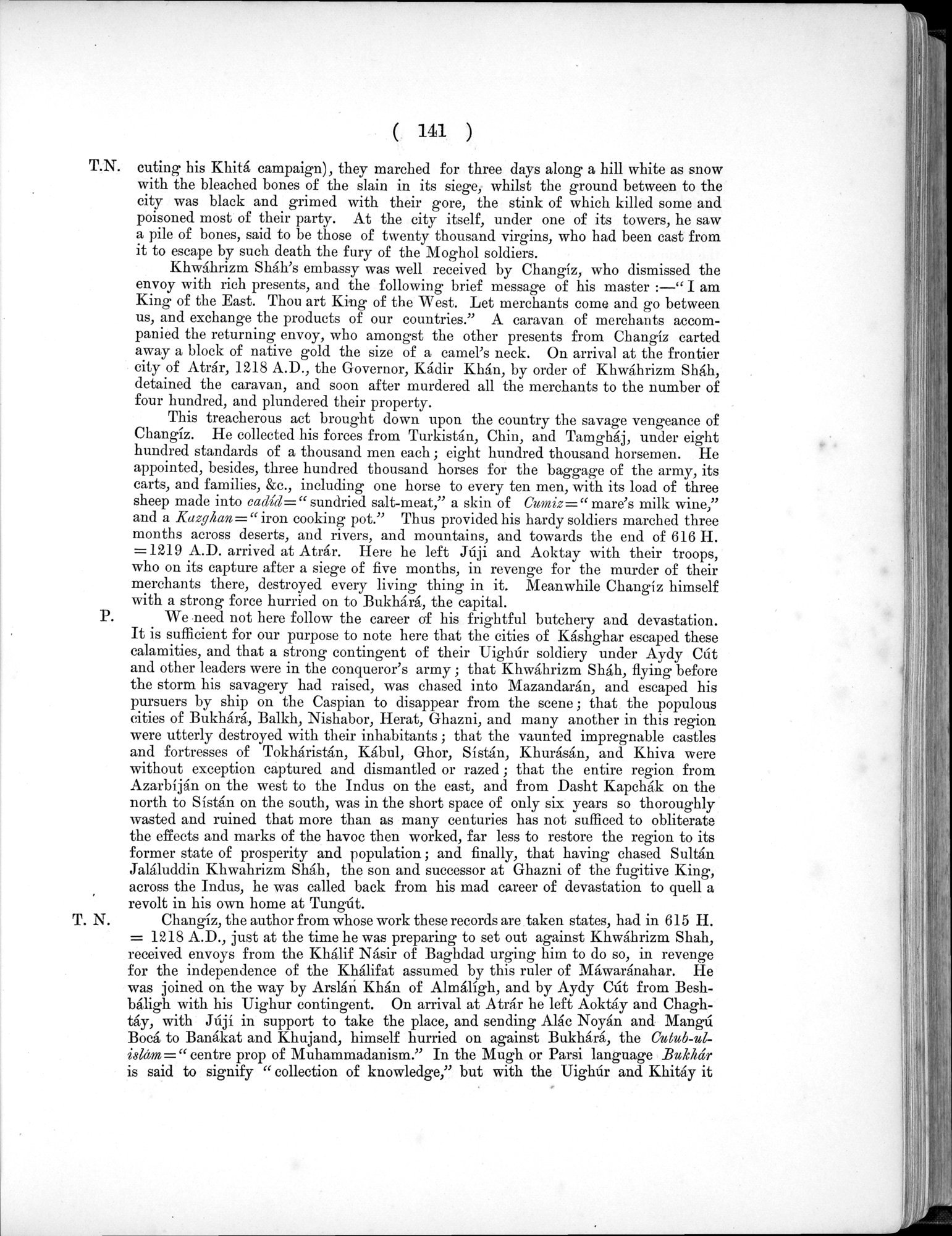 Report of a Mission to Yarkund in 1873 : vol.1 / Page 209 (Grayscale High Resolution Image)