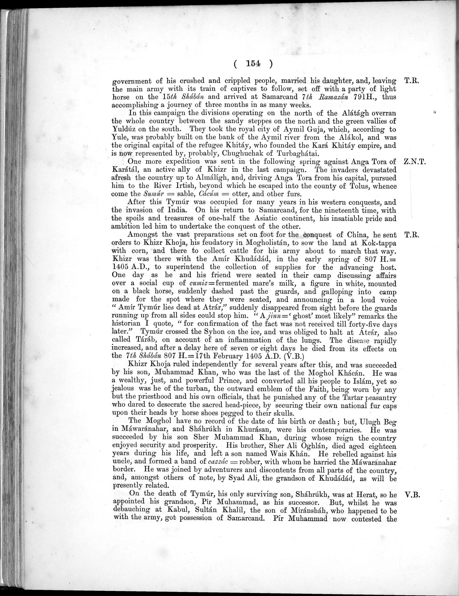 Report of a Mission to Yarkund in 1873 : vol.1 / Page 226 (Grayscale High Resolution Image)