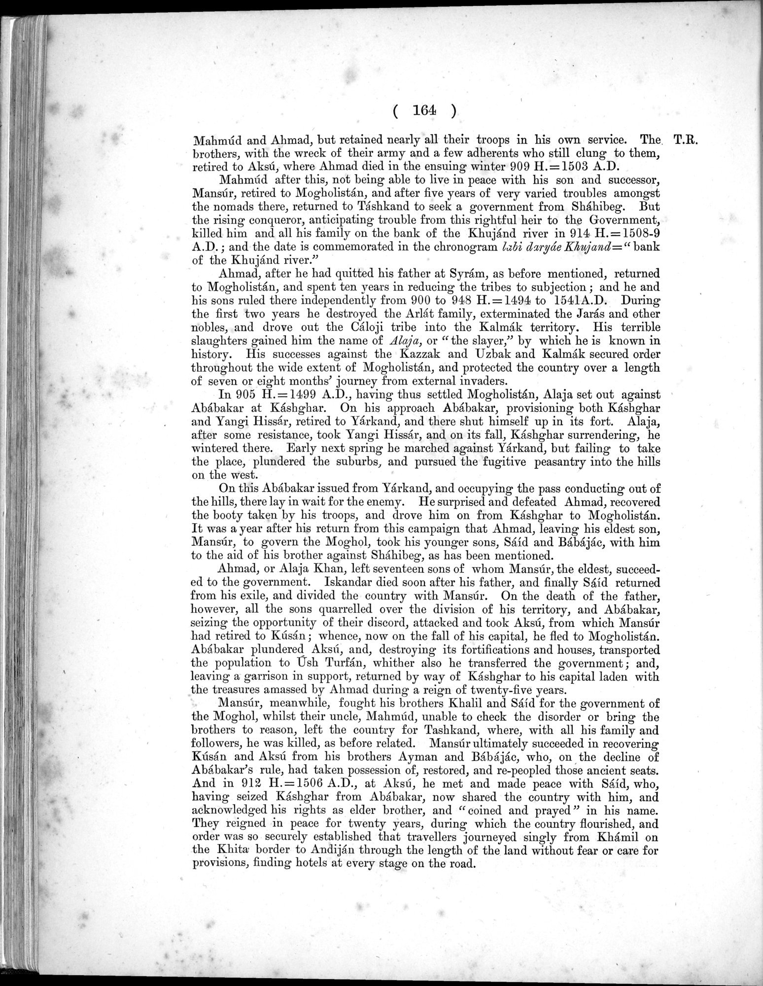 Report of a Mission to Yarkund in 1873 : vol.1 / Page 240 (Grayscale High Resolution Image)