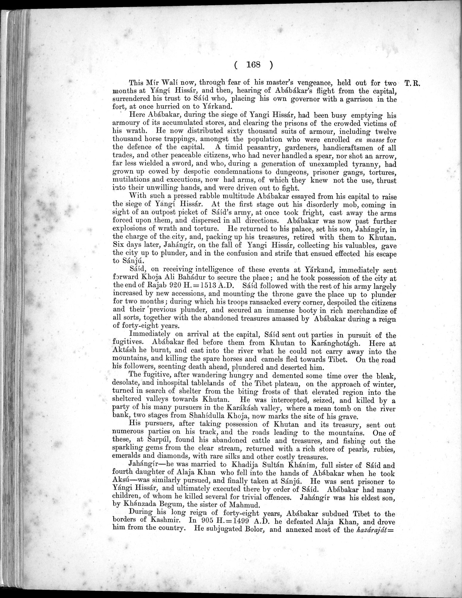 Report of a Mission to Yarkund in 1873 : vol.1 / Page 246 (Grayscale High Resolution Image)