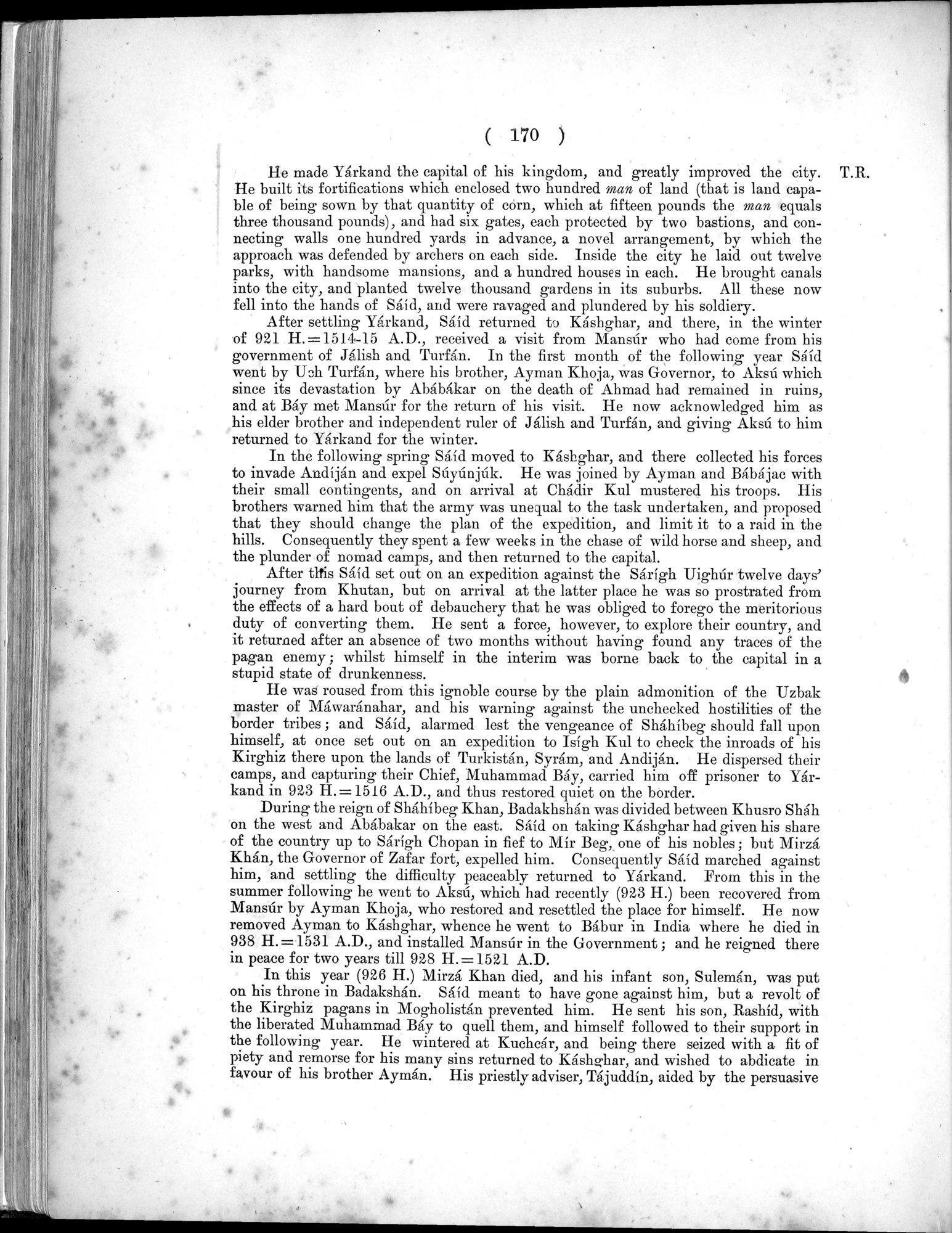 Report of a Mission to Yarkund in 1873 : vol.1 / Page 248 (Grayscale High Resolution Image)