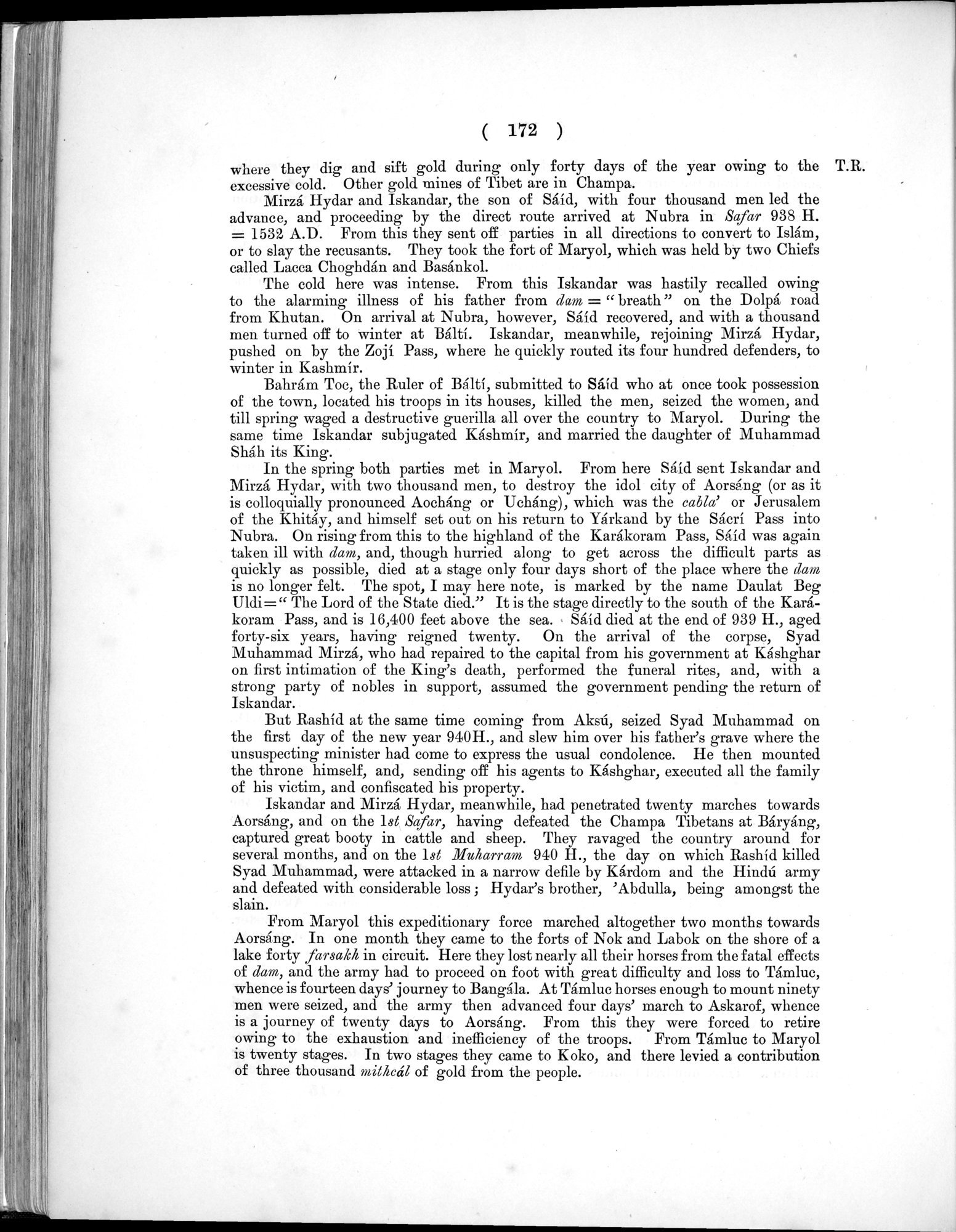 Report of a Mission to Yarkund in 1873 : vol.1 / Page 252 (Grayscale High Resolution Image)