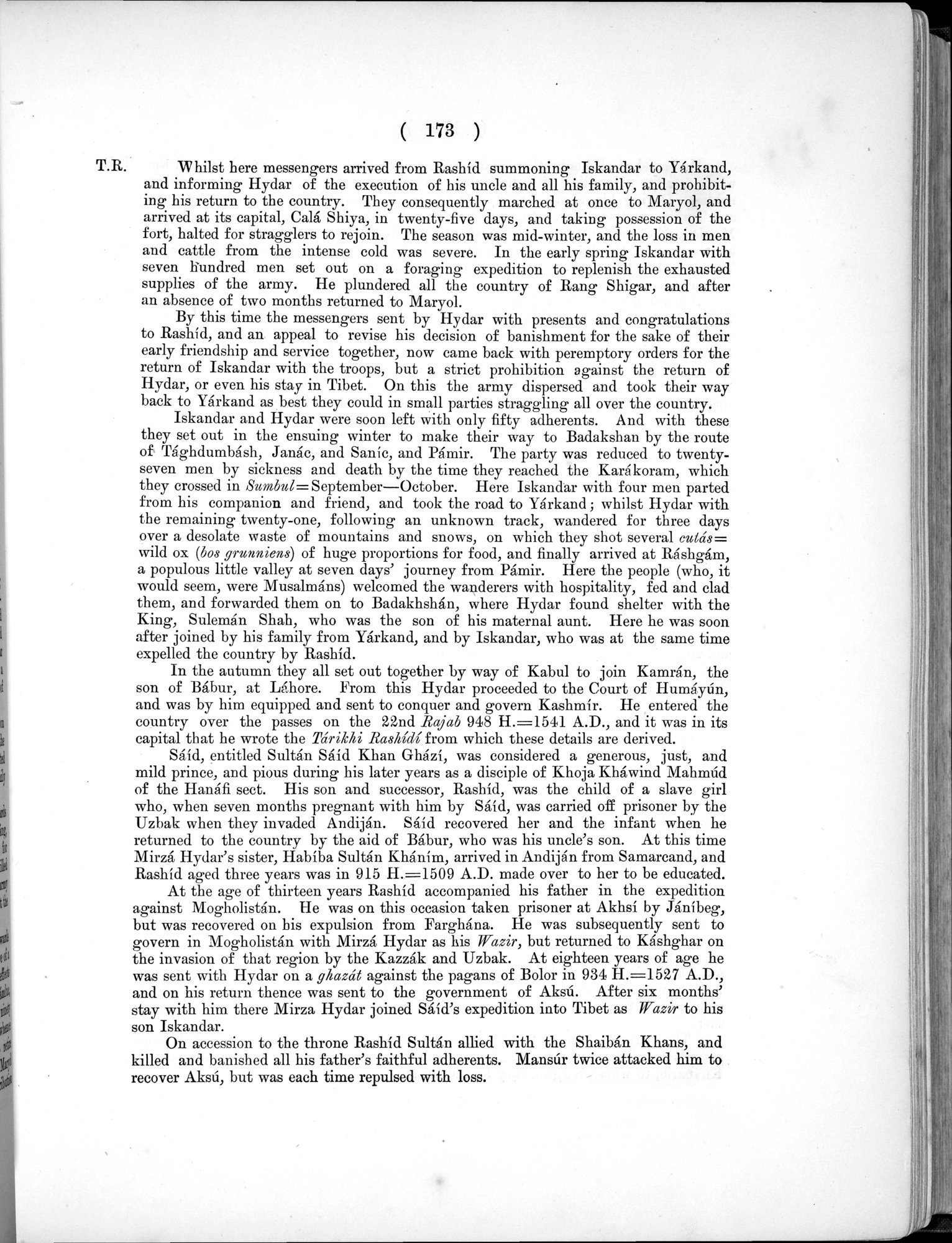 Report of a Mission to Yarkund in 1873 : vol.1 / Page 253 (Grayscale High Resolution Image)