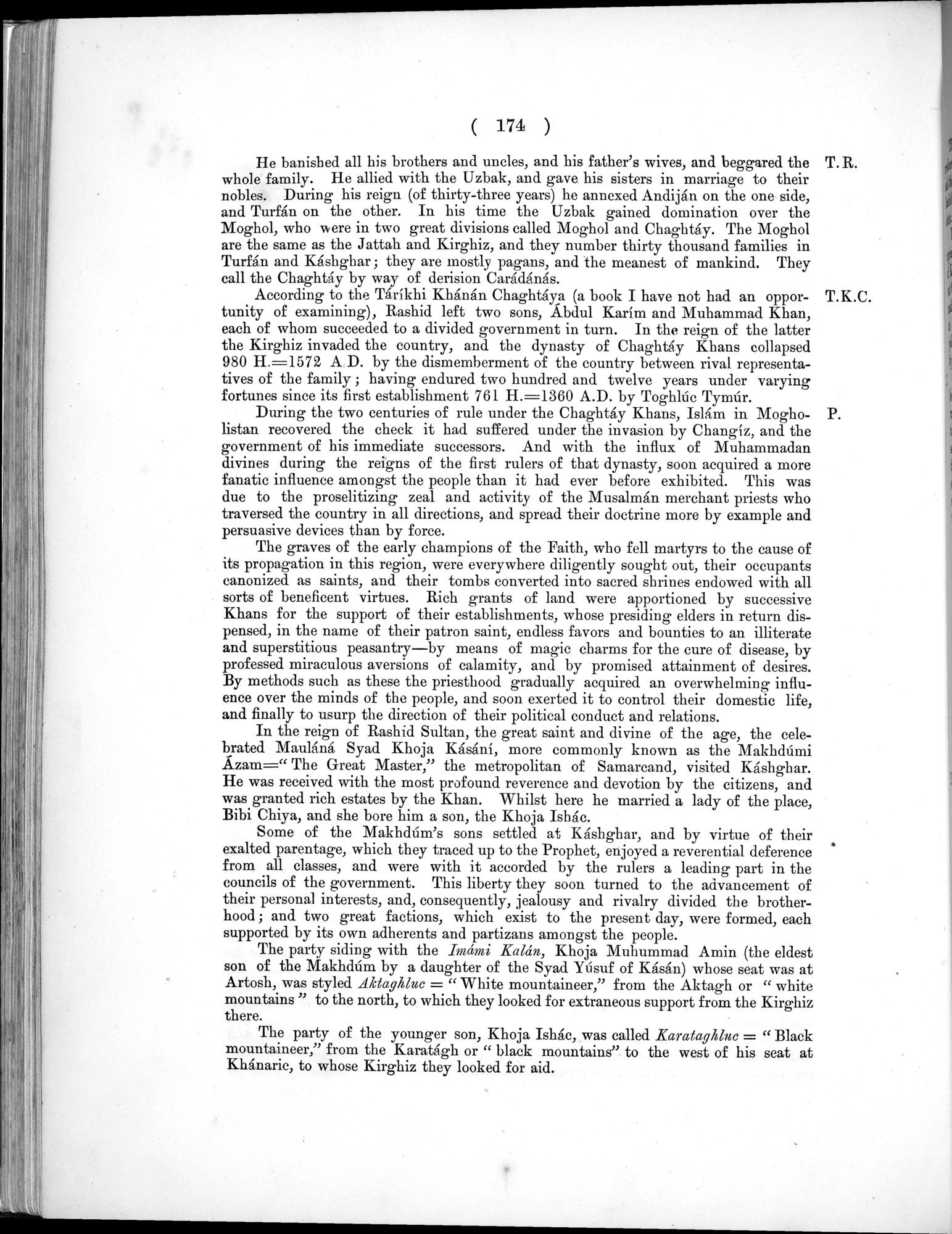 Report of a Mission to Yarkund in 1873 : vol.1 / Page 254 (Grayscale High Resolution Image)