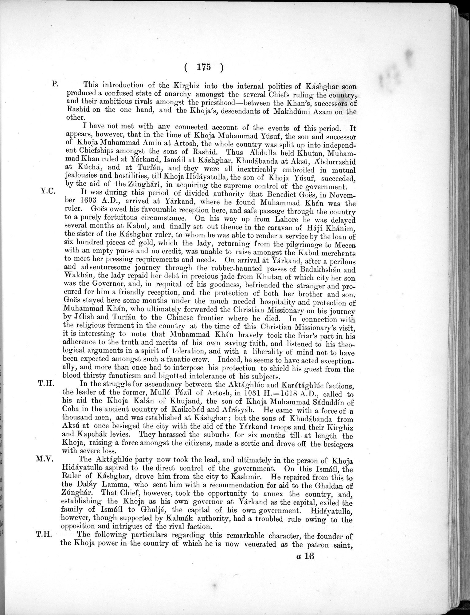 Report of a Mission to Yarkund in 1873 : vol.1 / Page 255 (Grayscale High Resolution Image)