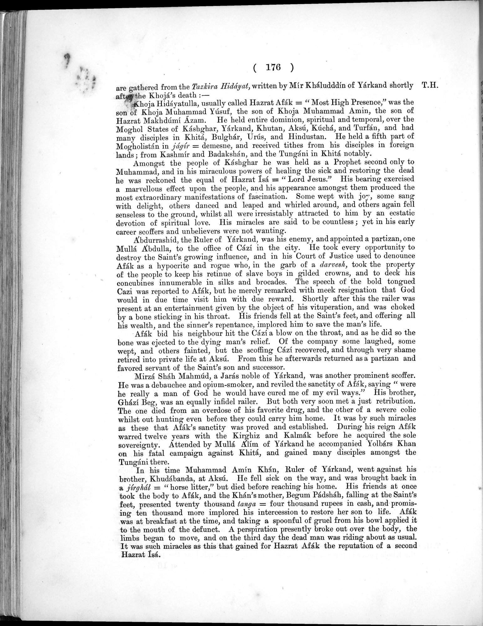 Report of a Mission to Yarkund in 1873 : vol.1 / Page 256 (Grayscale High Resolution Image)