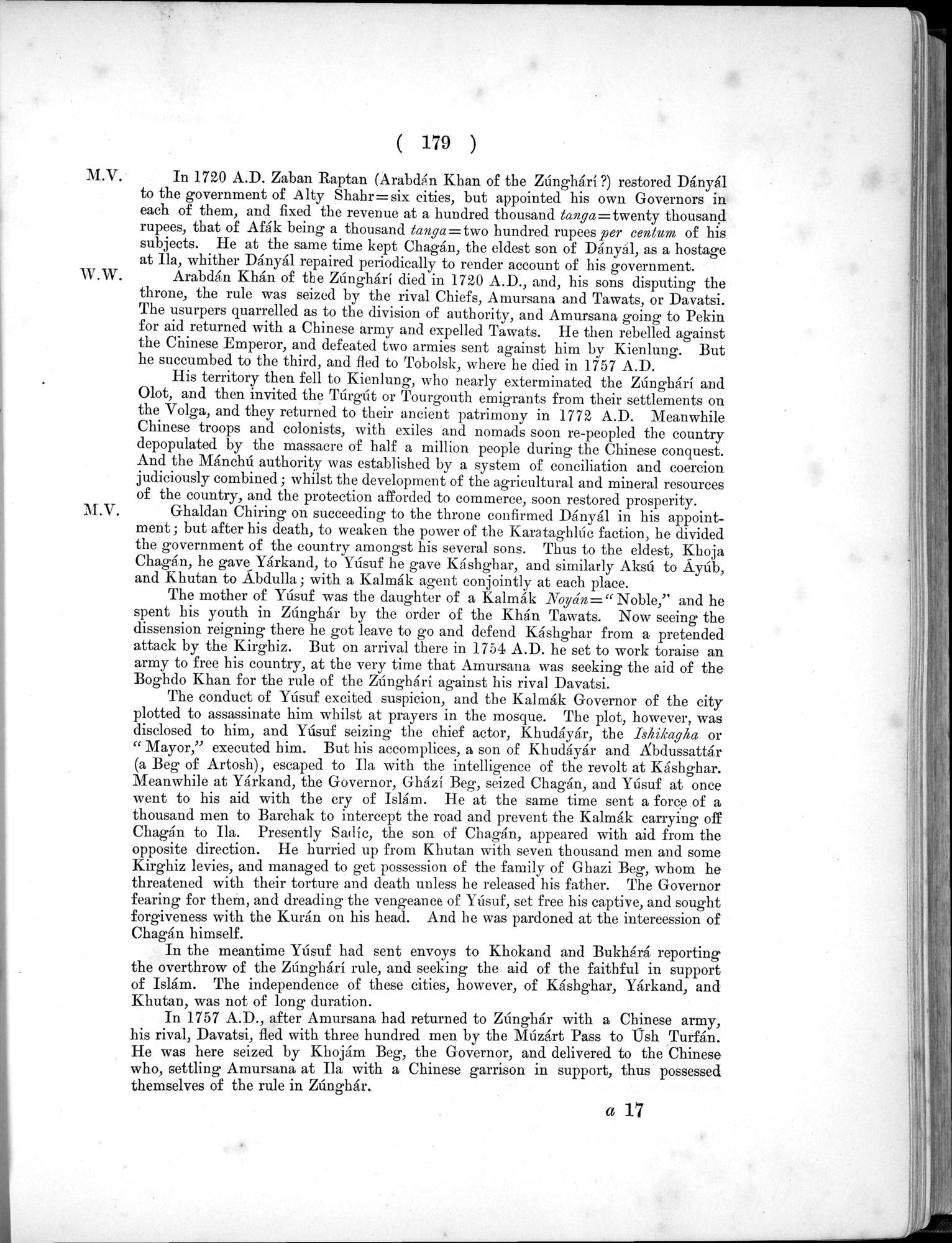 Report of a Mission to Yarkund in 1873 : vol.1 / Page 261 (Grayscale High Resolution Image)