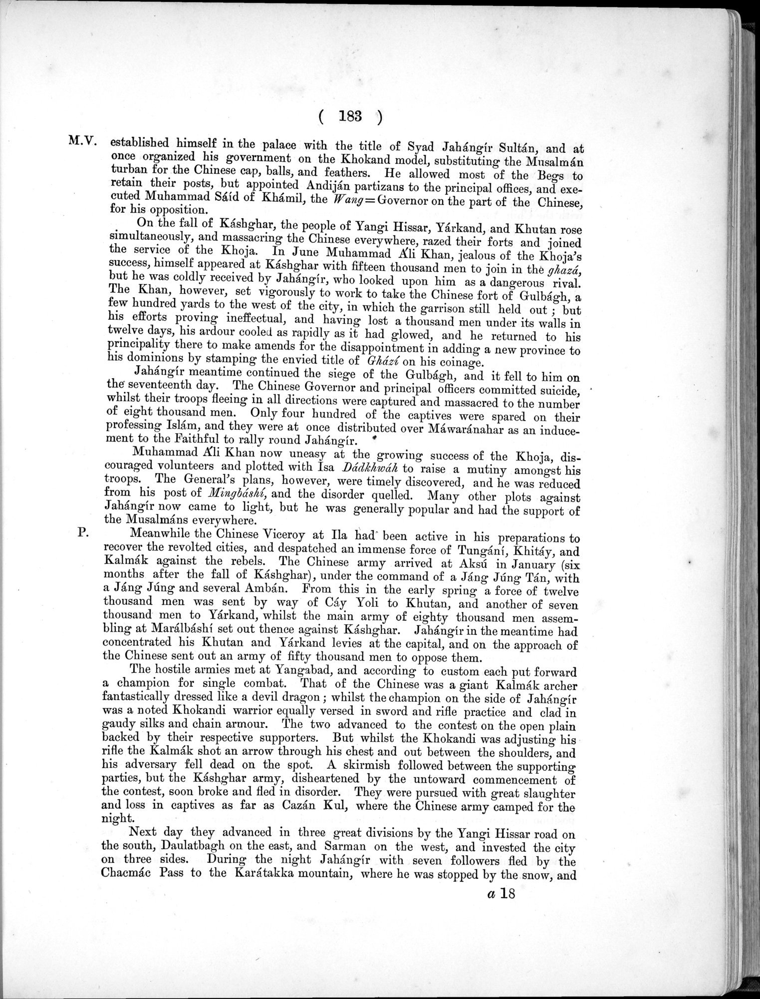 Report of a Mission to Yarkund in 1873 : vol.1 / Page 267 (Grayscale High Resolution Image)