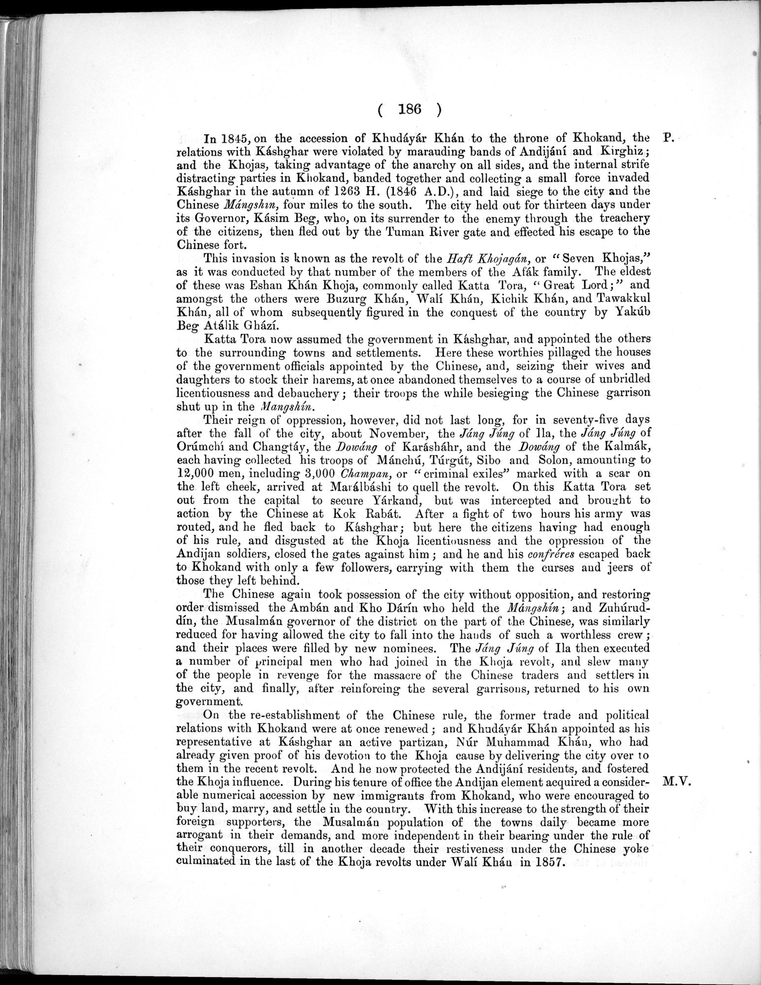 Report of a Mission to Yarkund in 1873 : vol.1 / Page 270 (Grayscale High Resolution Image)