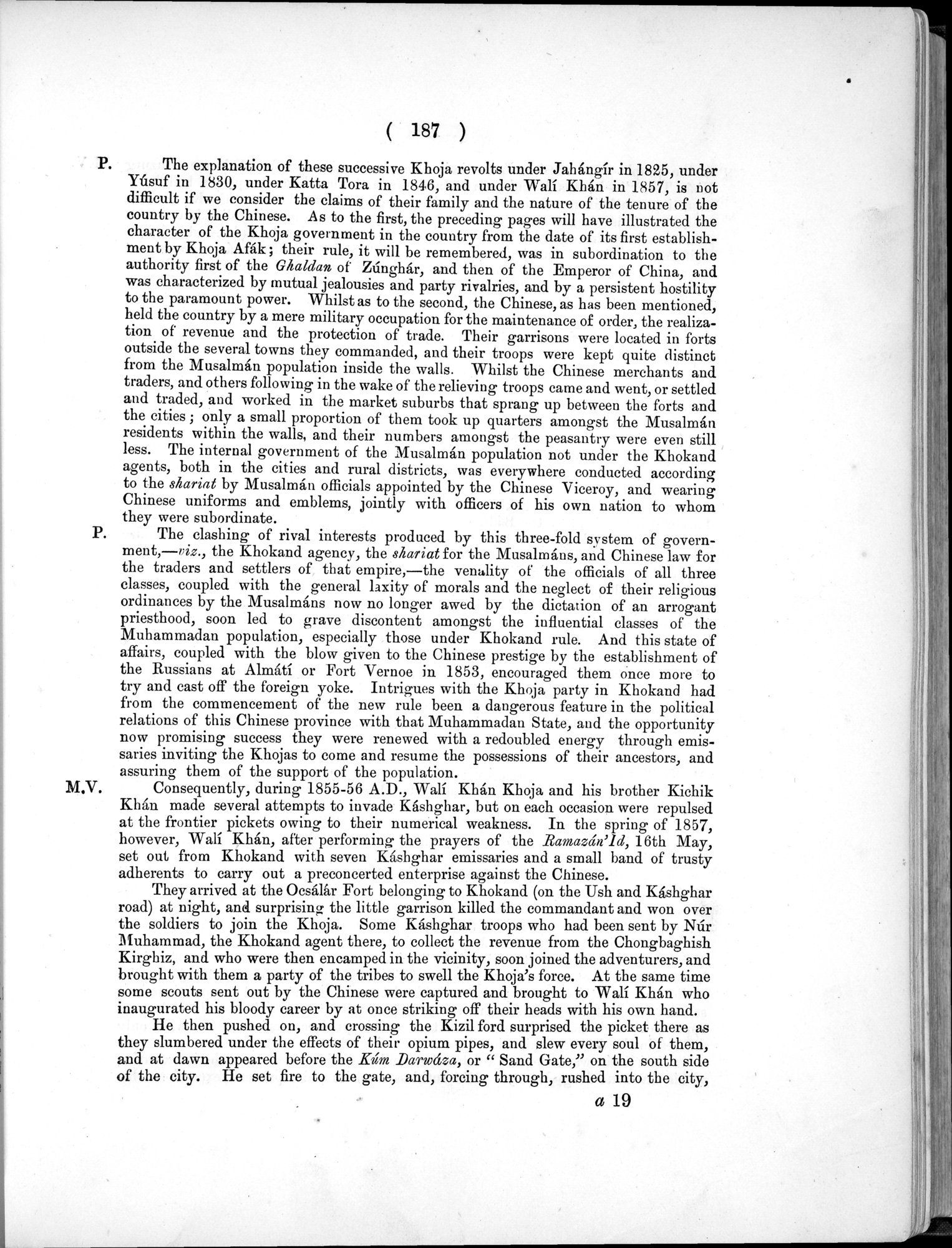 Report of a Mission to Yarkund in 1873 : vol.1 / Page 271 (Grayscale High Resolution Image)