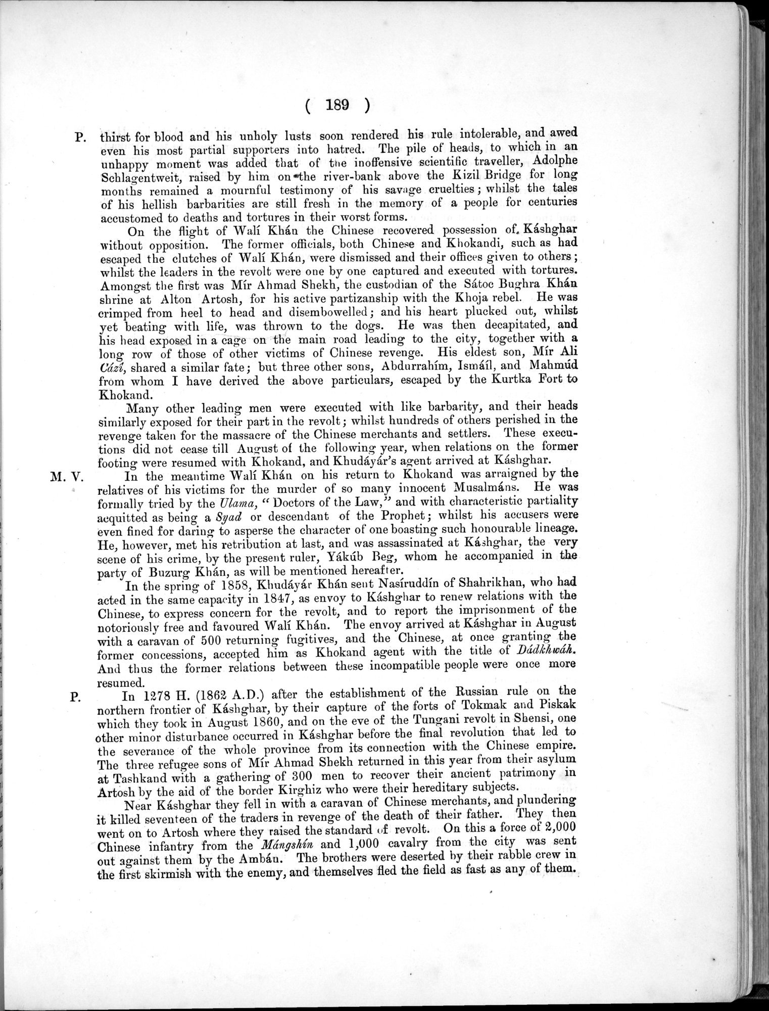 Report of a Mission to Yarkund in 1873 : vol.1 / Page 273 (Grayscale High Resolution Image)