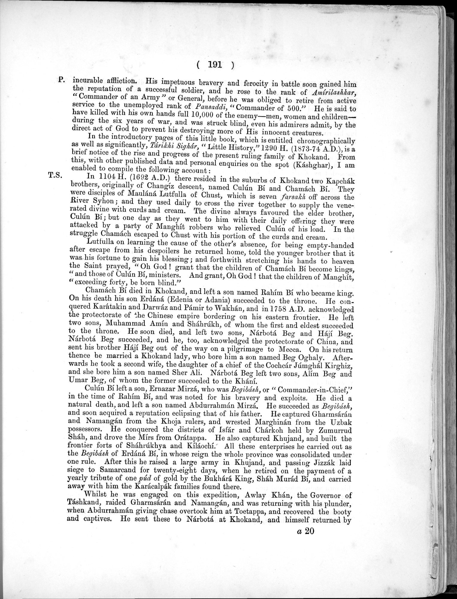 Report of a Mission to Yarkund in 1873 : vol.1 / Page 277 (Grayscale High Resolution Image)