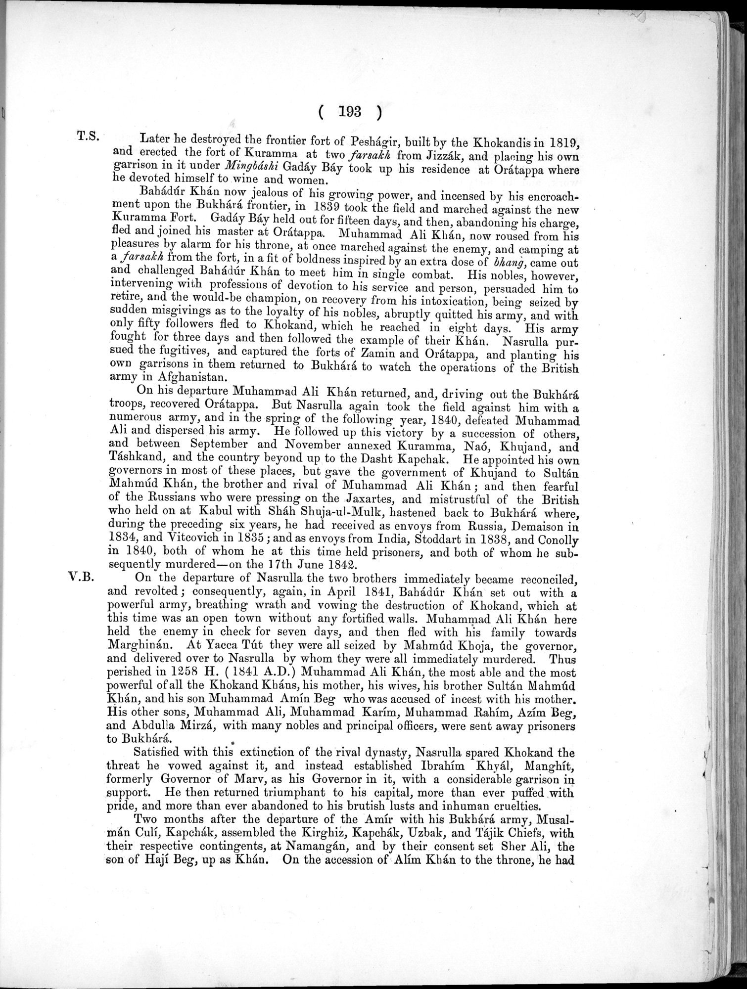 Report of a Mission to Yarkund in 1873 : vol.1 / Page 279 (Grayscale High Resolution Image)