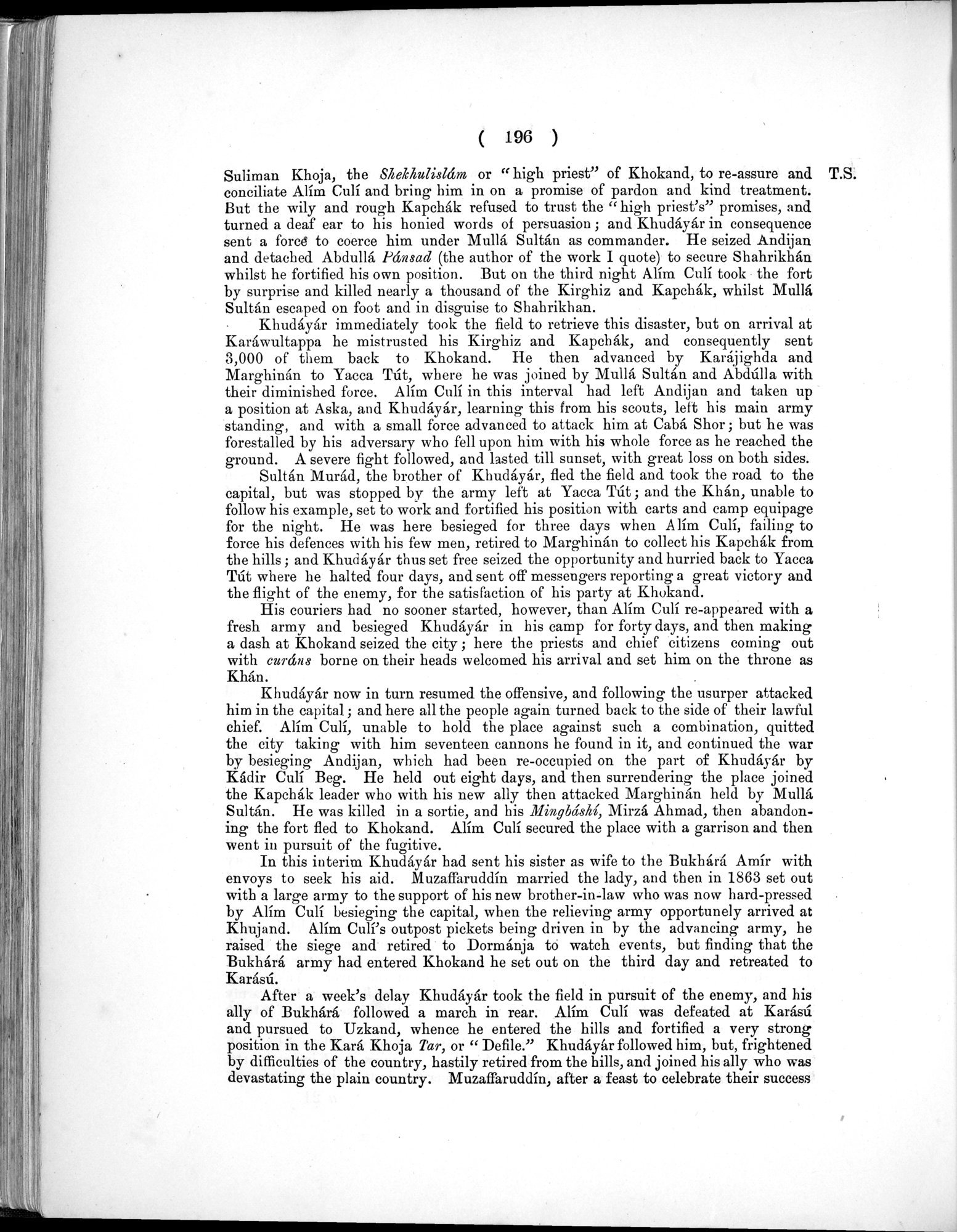 Report of a Mission to Yarkund in 1873 : vol.1 / Page 284 (Grayscale High Resolution Image)