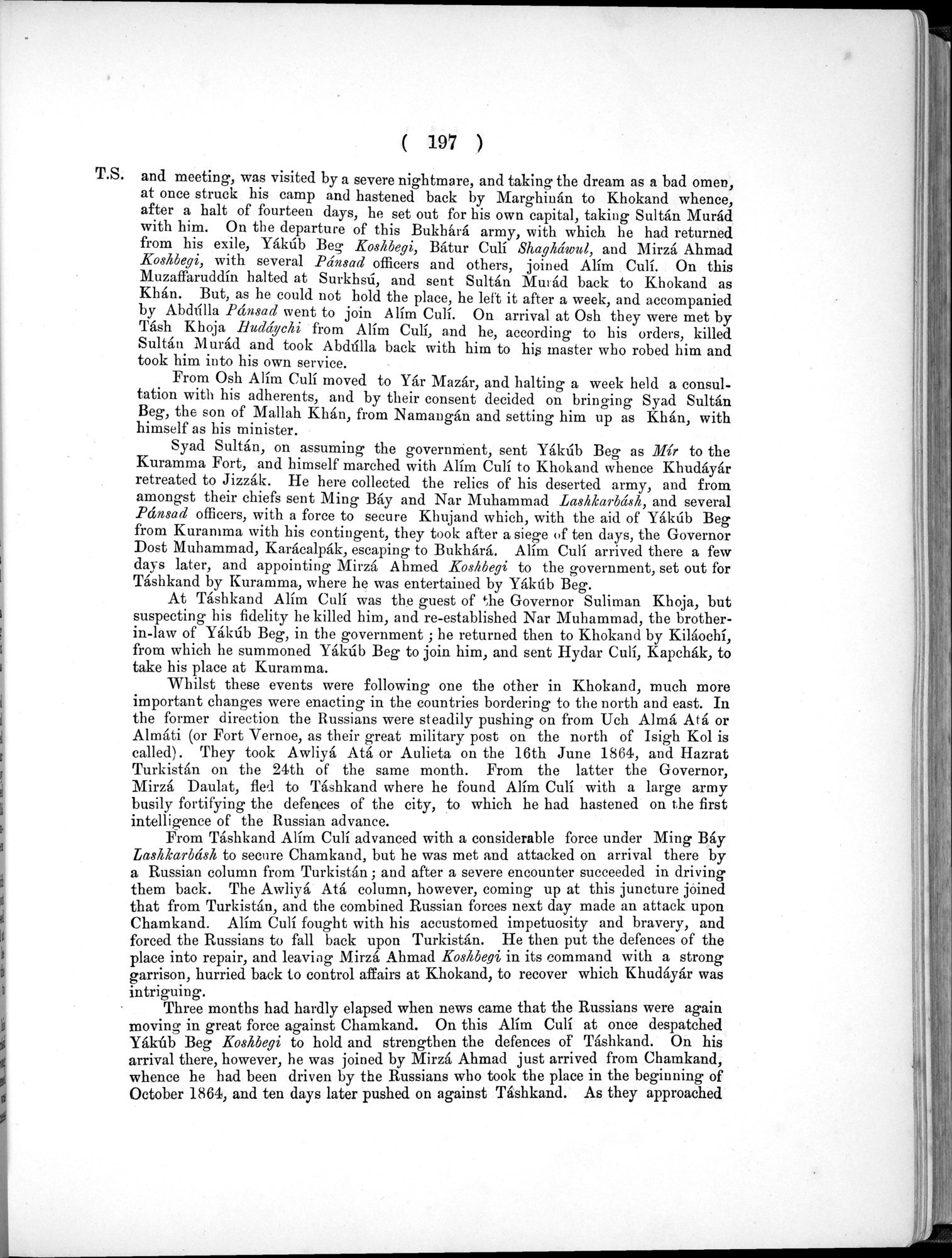 Report of a Mission to Yarkund in 1873 : vol.1 / Page 285 (Grayscale High Resolution Image)