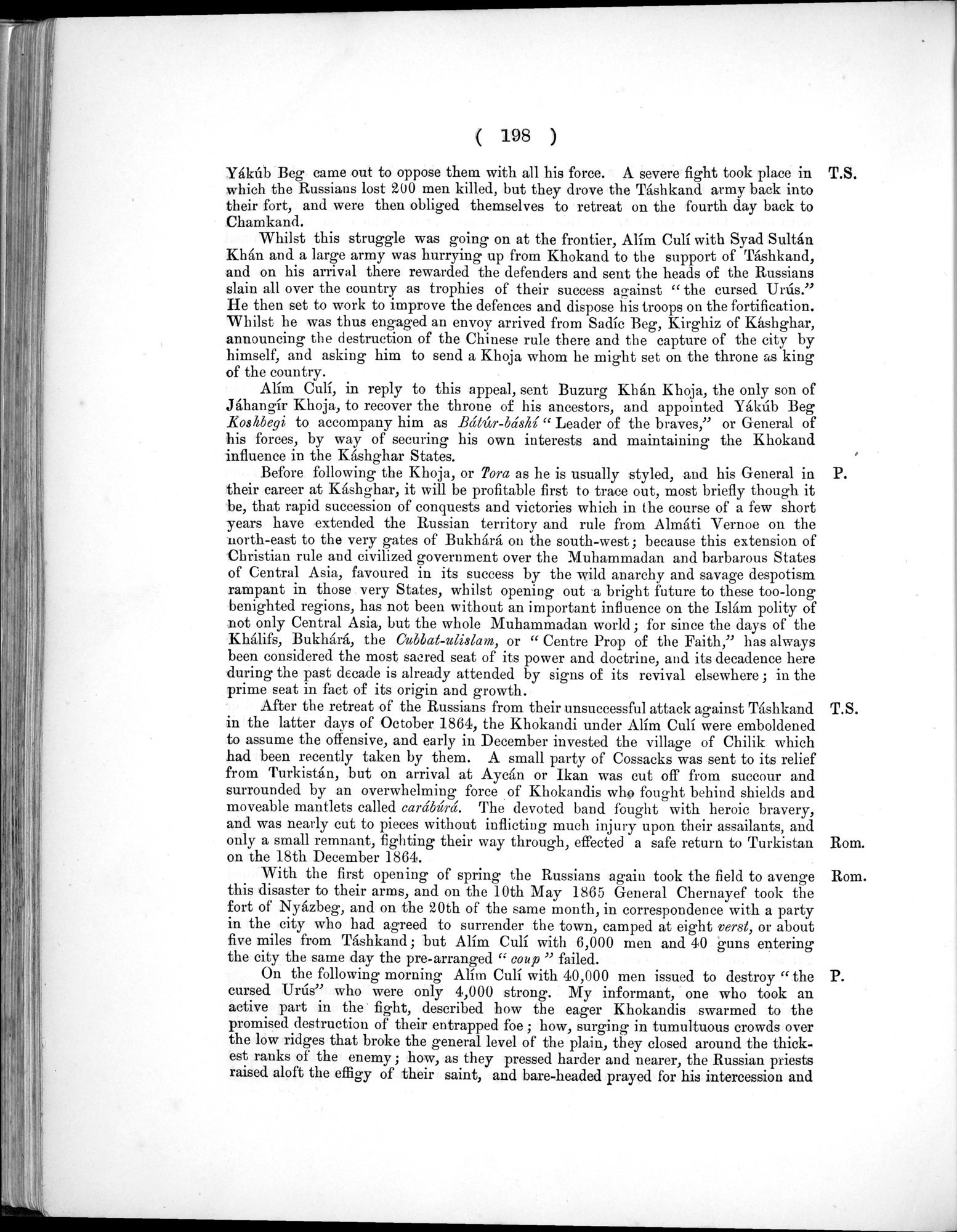 Report of a Mission to Yarkund in 1873 : vol.1 / Page 286 (Grayscale High Resolution Image)